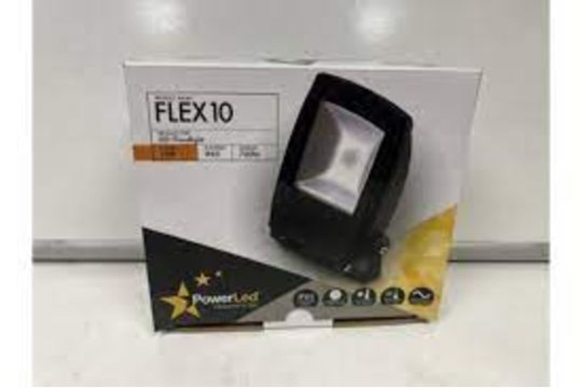 TRADE LOT 36 X NEW BOXED POWER LED FLEX 10 LED FLOODLIGHTS. 10W. IP65 RATED. 750 LUMENS. ROW6.7RACK - Image 2 of 2