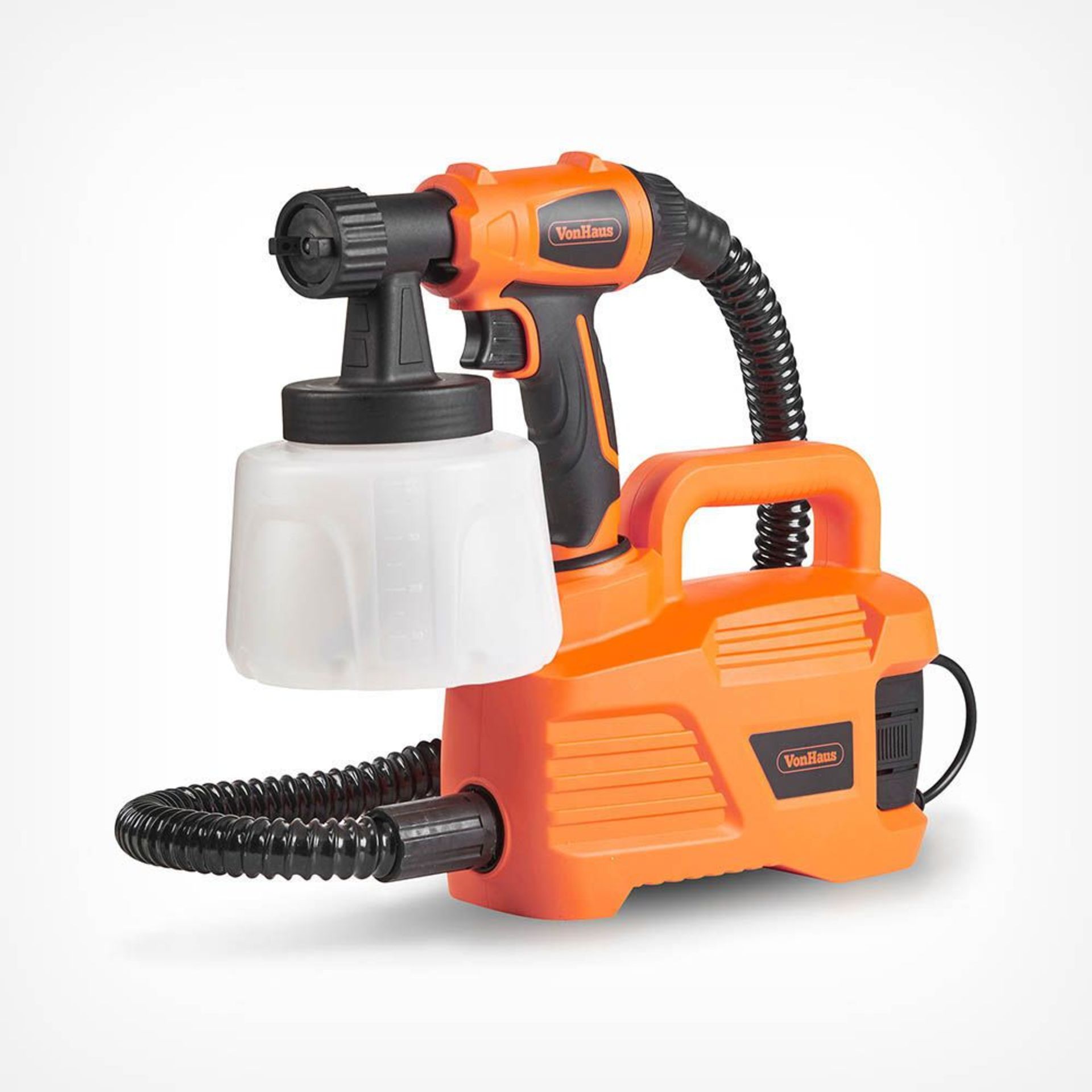 800W Paint Sprayer. Boasting a forceful 800W motor, the paint station delivers a strong continuous