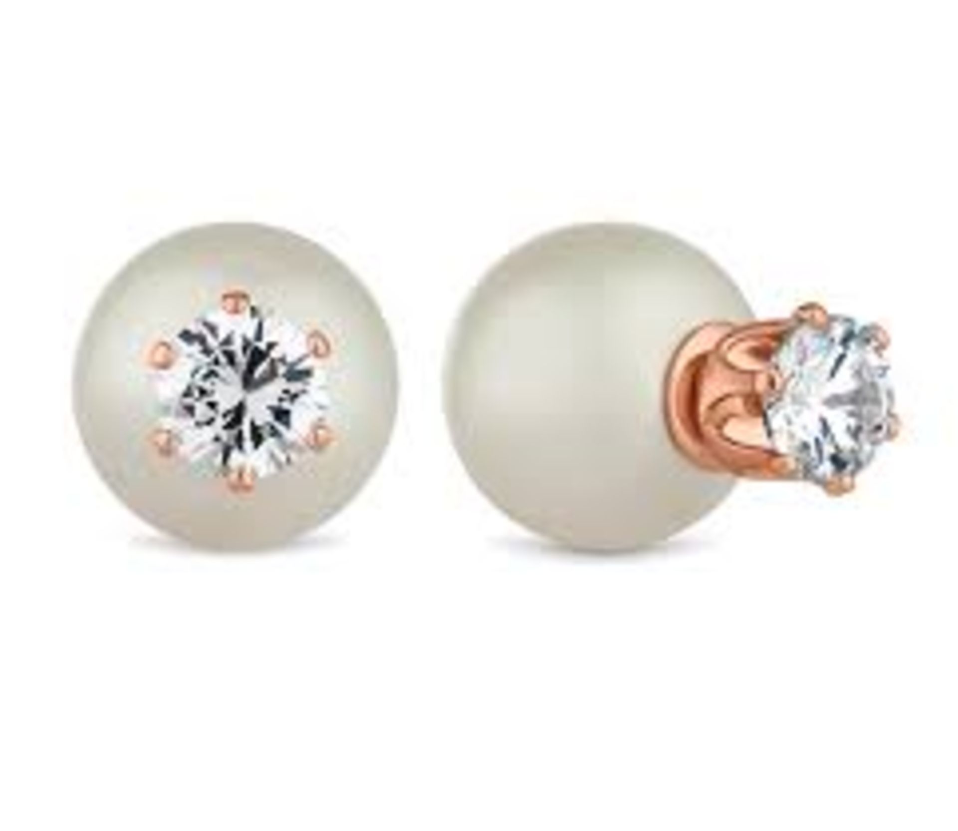 4 X BRAND NEW DIAMONDSTYLE LONDON PEARL 2 IN 1 STUDS RRP £85 EACH