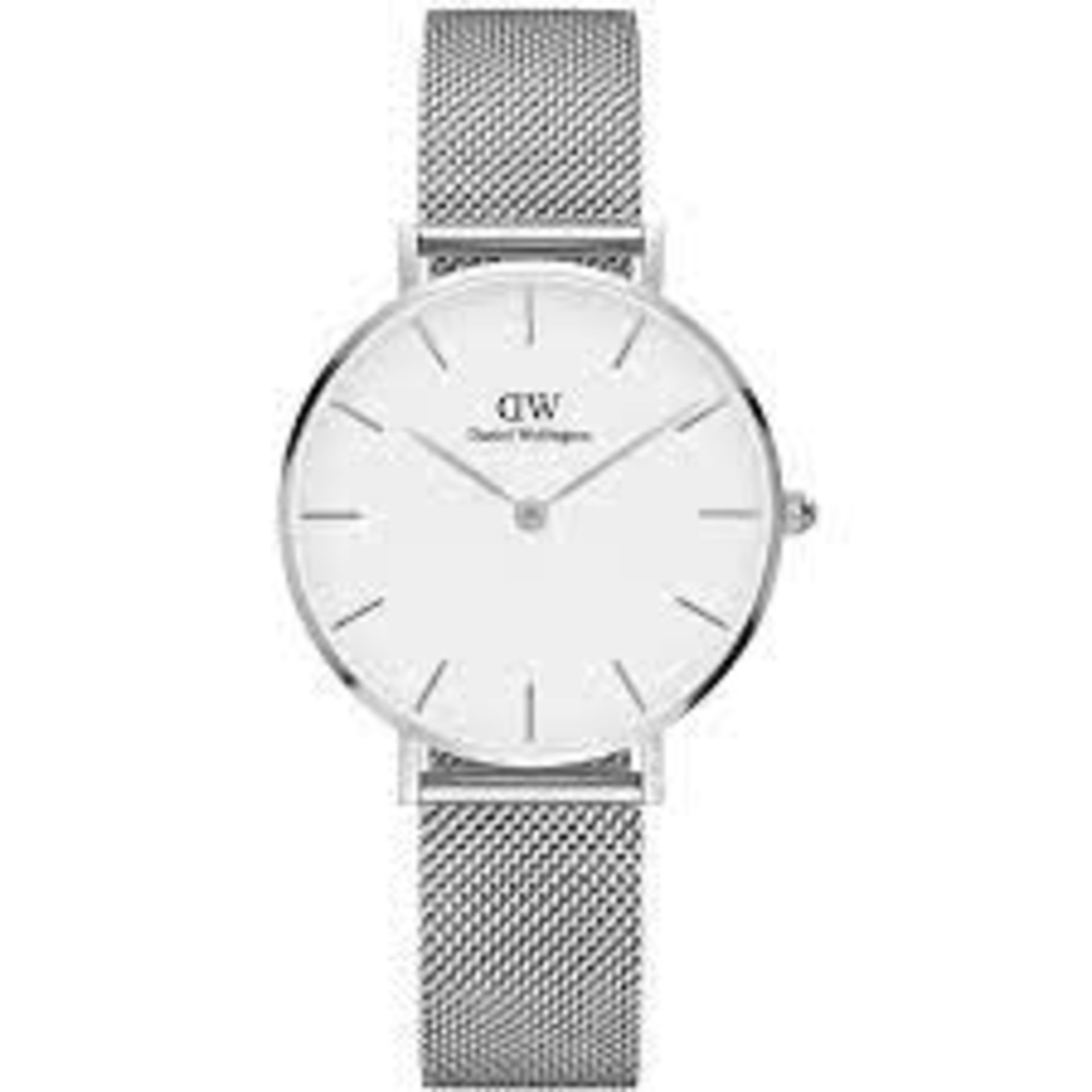 BRAND NEW RETAIL BOXED DANIEL WELLINGTON LADIES PETITE 32 STERLING WATCH RRP £189