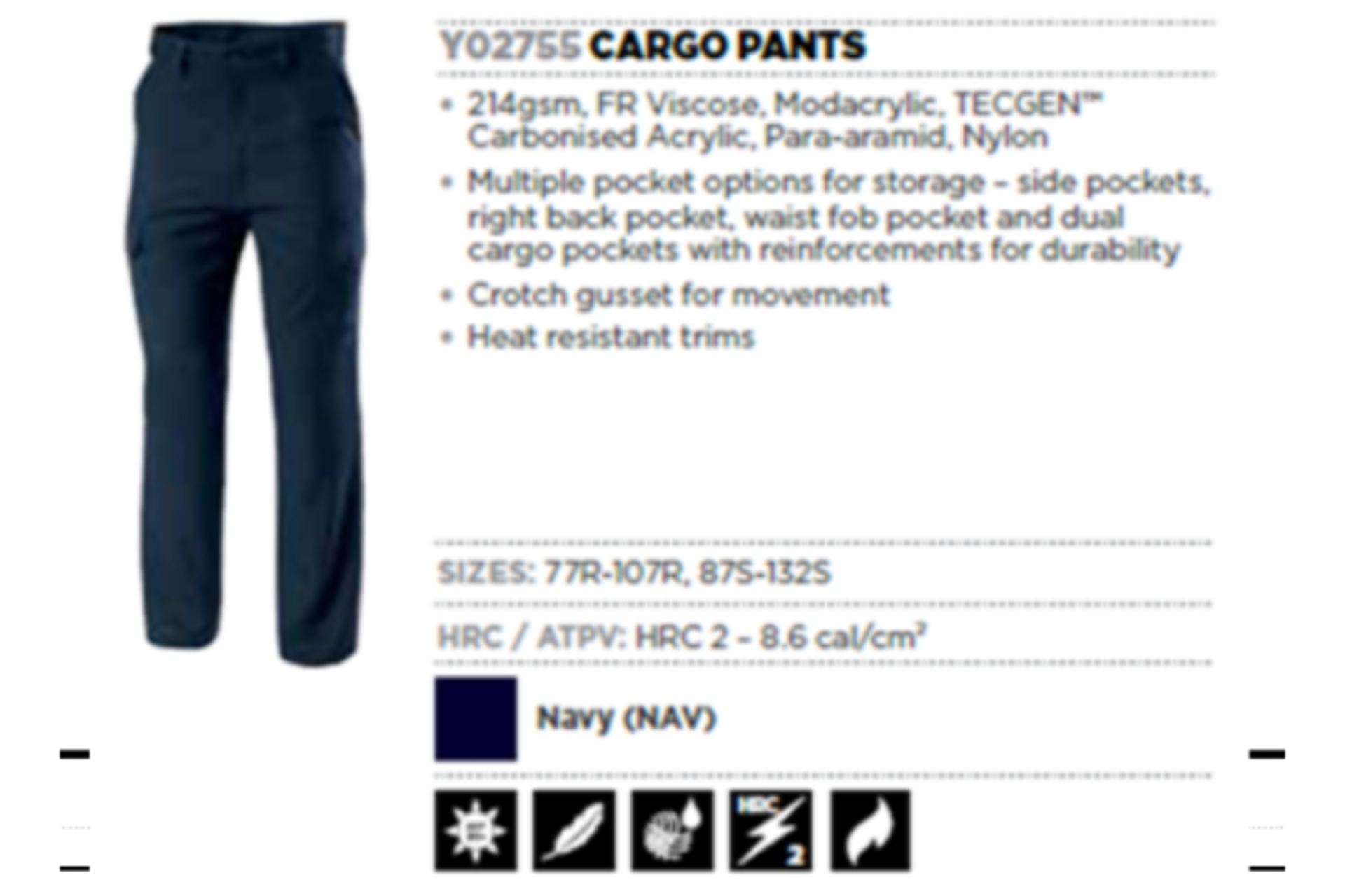 10 X BRAND NEW HARD YAKKA PROFESSIONAL WORK TROUSERS CARGO PANTS (SIZES VARY FROM 32-46) YO2755