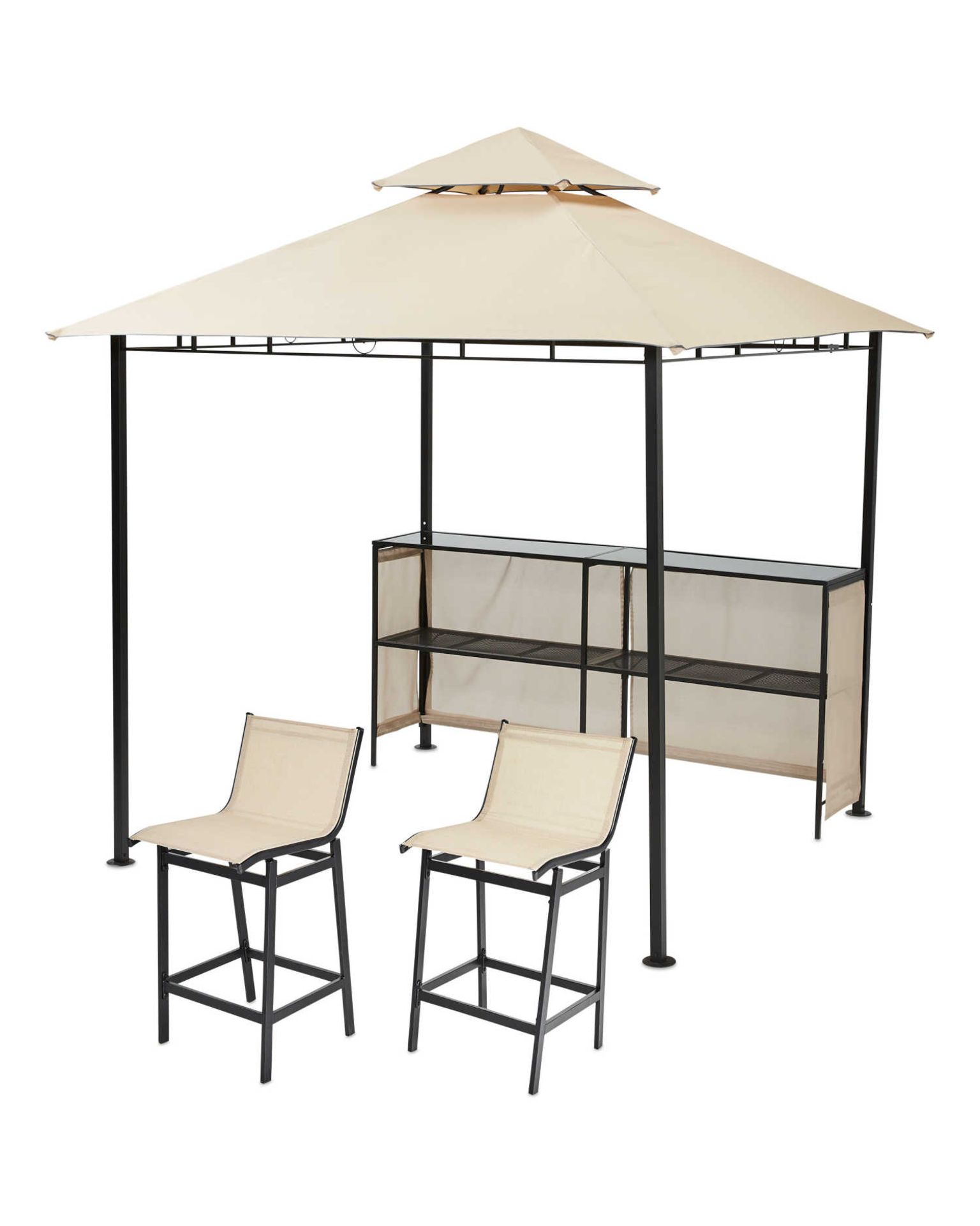 Bar Gazebo. - H/ST. Relax in your garden with the Bar Gazebo. Treat your guests to their favourite