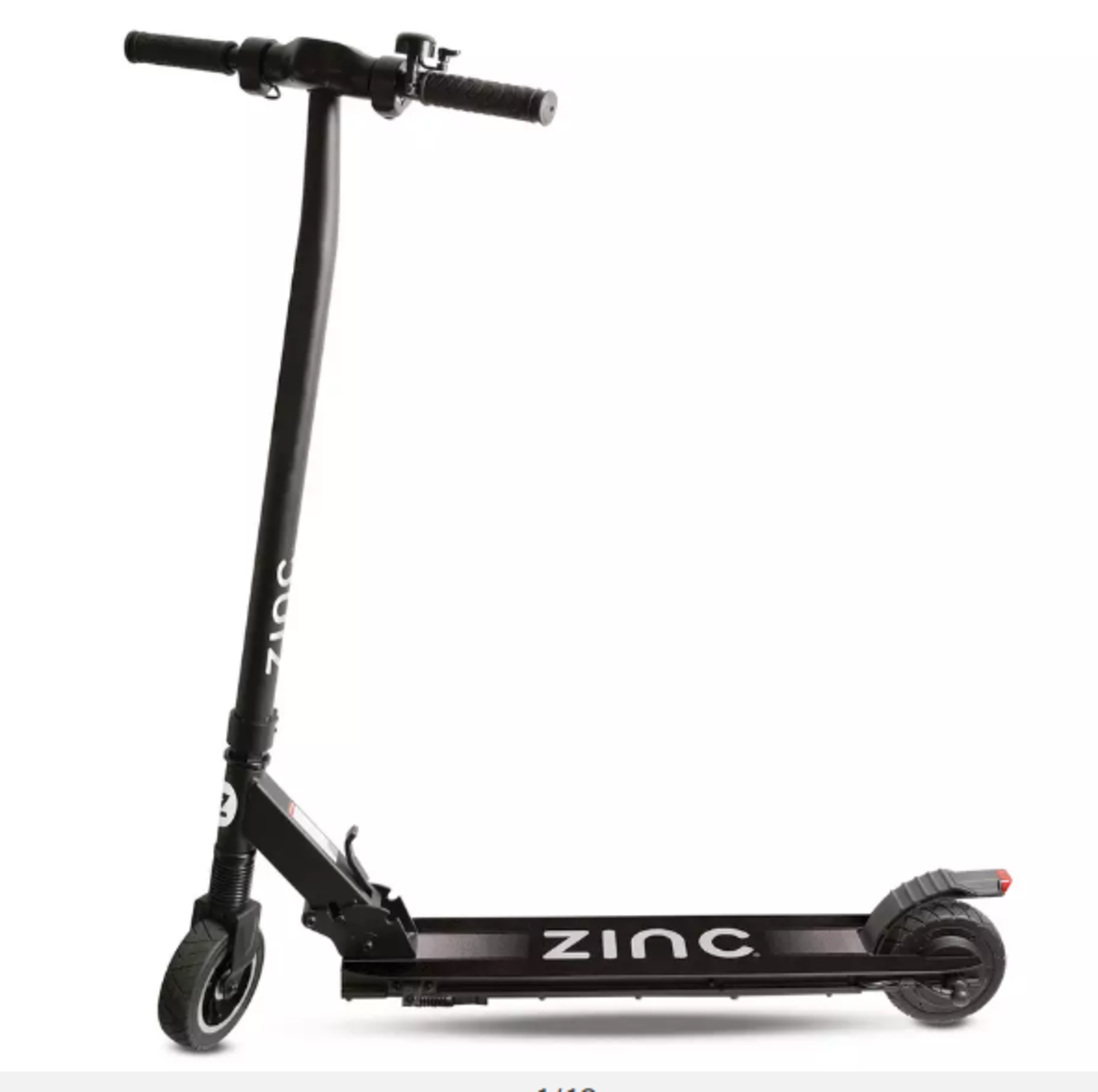 (ex63) Zinc Eco 6 Inch Solid Rubber Electric Scooter. RRP £350.00. The Zinc folding electric Eco