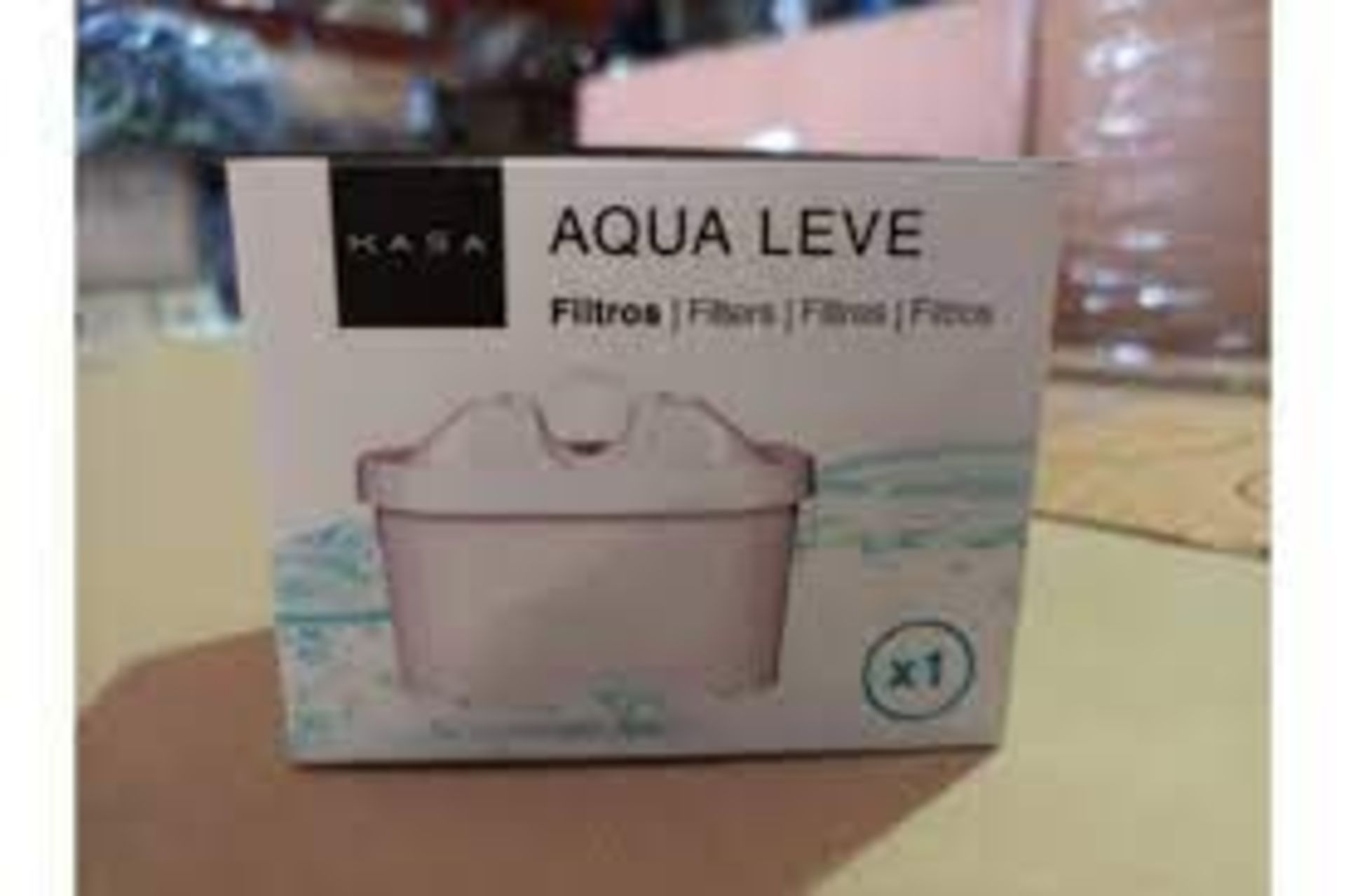 72 x New Boxed Single Kasa Aqua Leve Water Filters. Suitable For Most Modern Water Jugs Including: