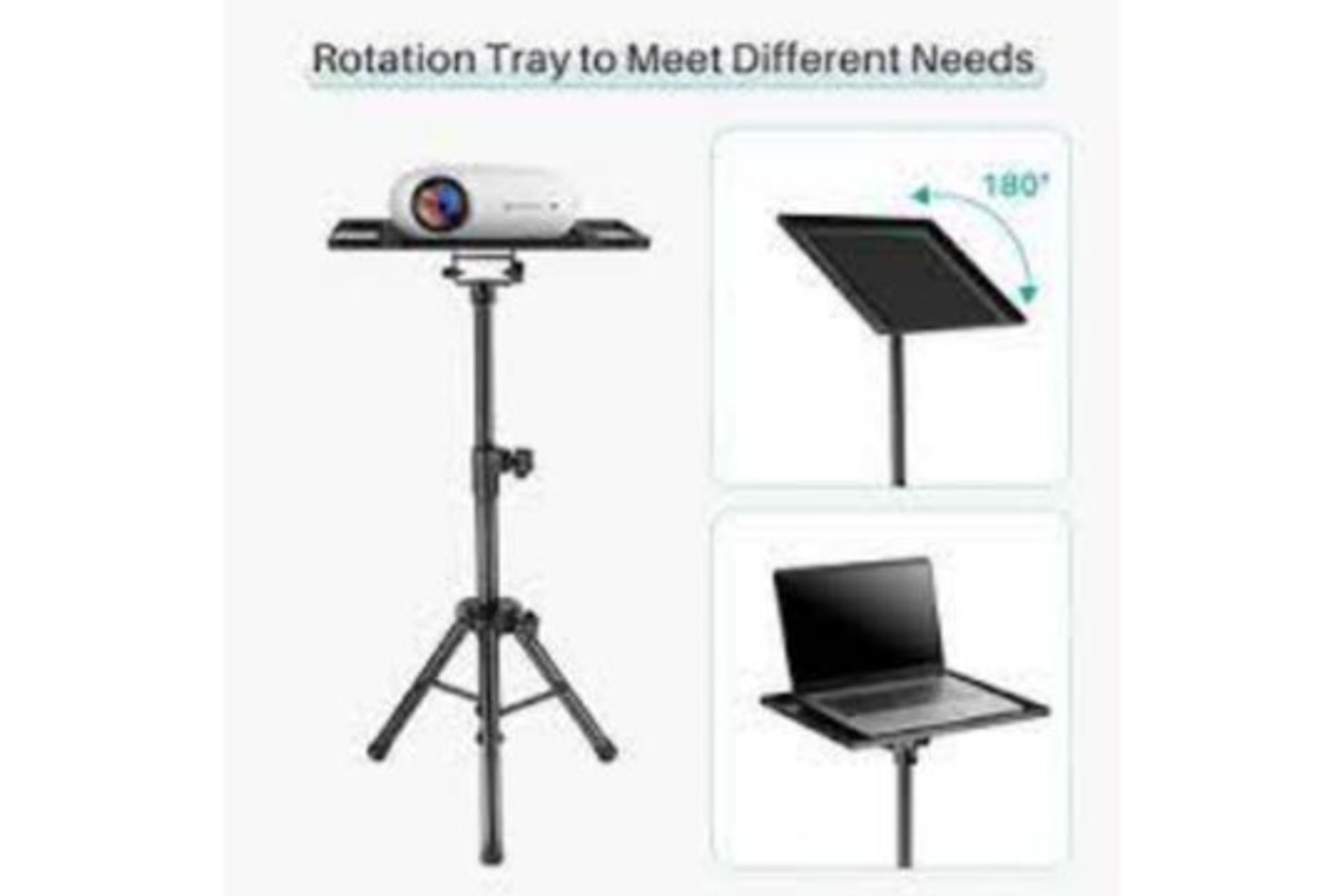 2 x New Boxed VANKYO PT30 Projector Stand. VANKYO Universal Laptop Projector Stand with 15'' x - Image 2 of 2