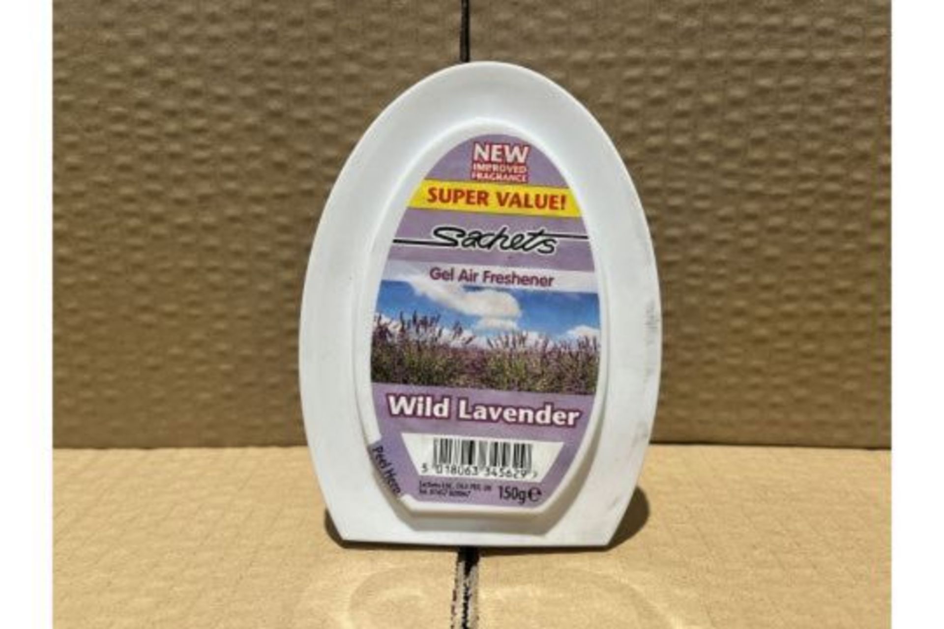 32 X BRAND NEW PACKS OF 3 WILD LAVENDER GEL AIR FRESHENER SACHETS SR13-3