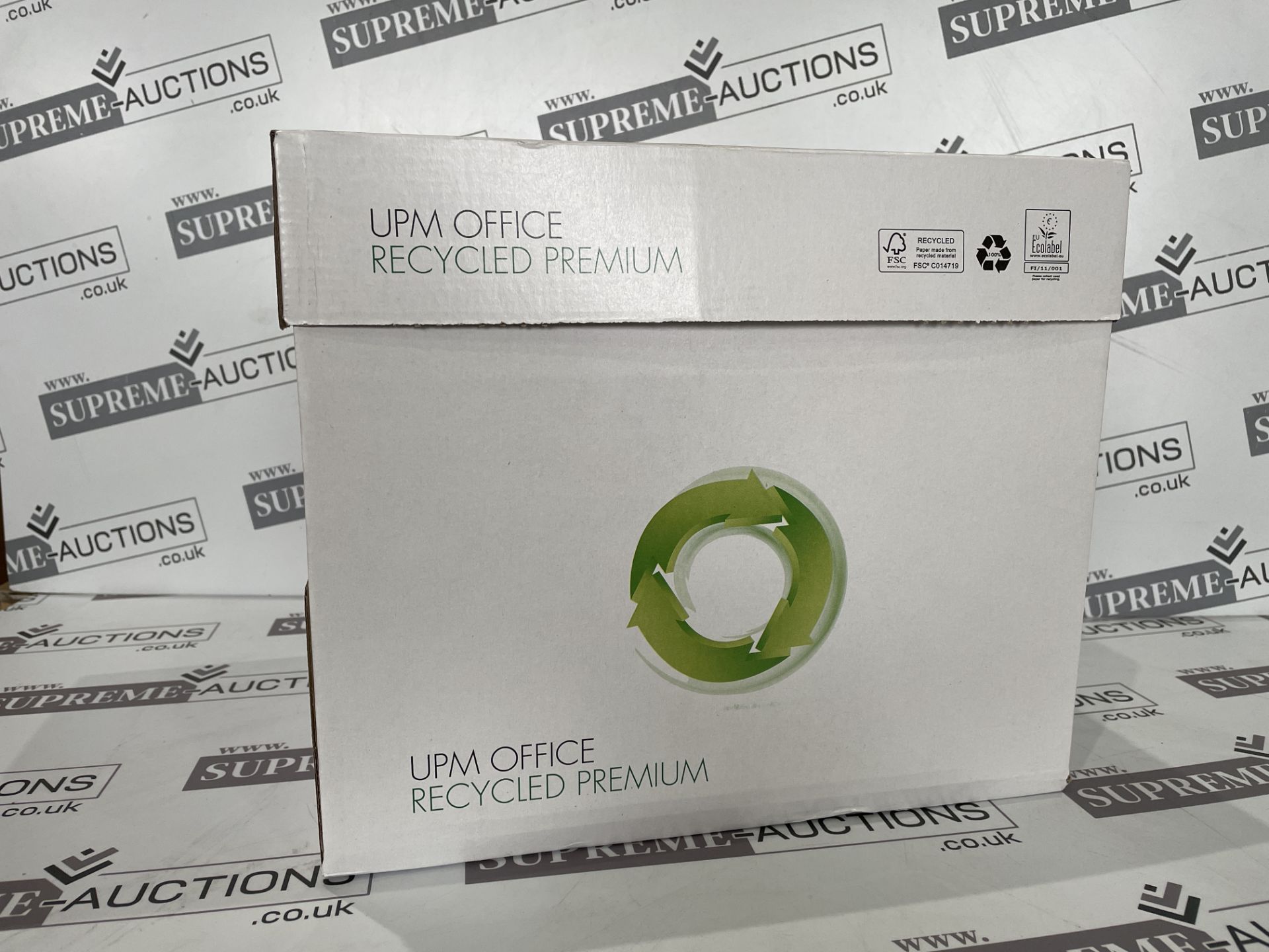 25 X BRAND NEW PACKS OF 500 UPM OFFICE RECYCLED PREMIUM A4 80 G/M2 PAPER IN 5 BOXES R16-12