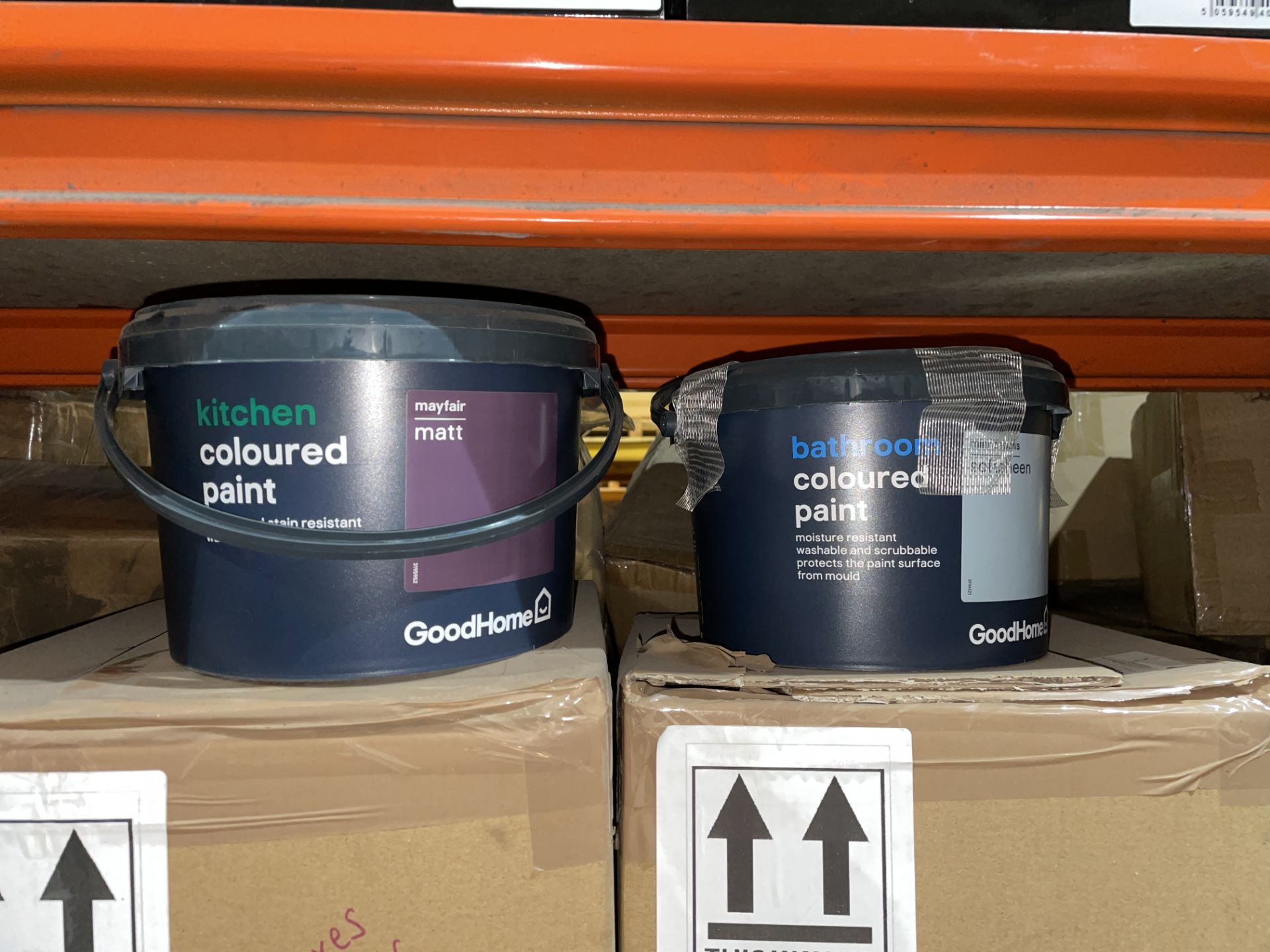 9 PIECE MIXED PAINT LOT IN 2 COLOURS PCK