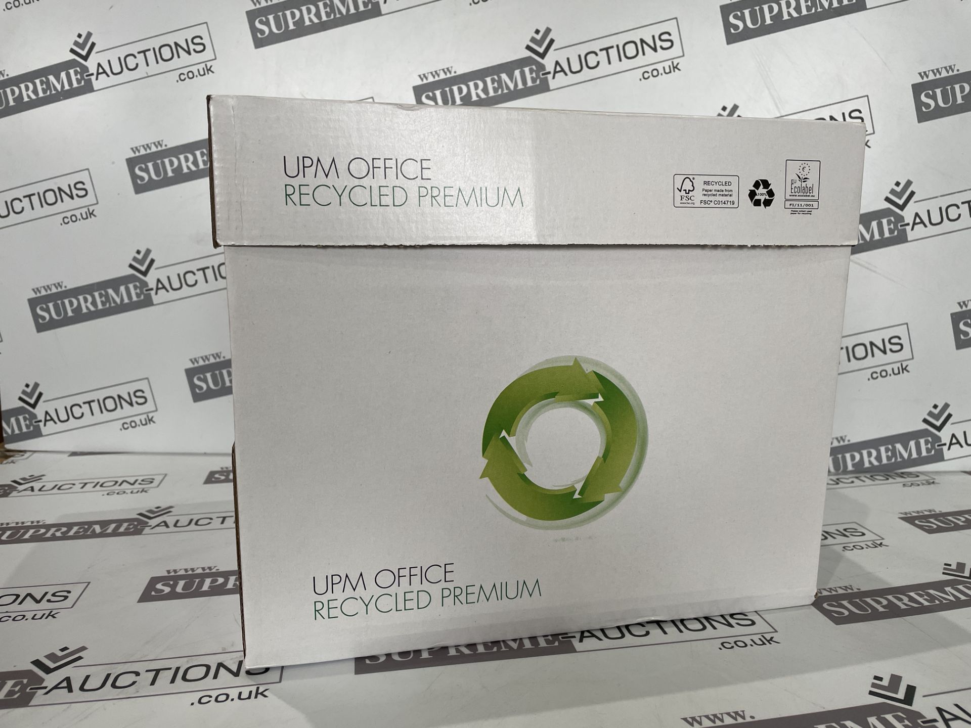 25 X BRAND NEW PACKS OF 500 UPM OFFICE RECYCLED PREMIUM A4 80 G/M2 PAPER IN 5 BOXES R16-12