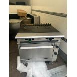 Gas flat top oven
