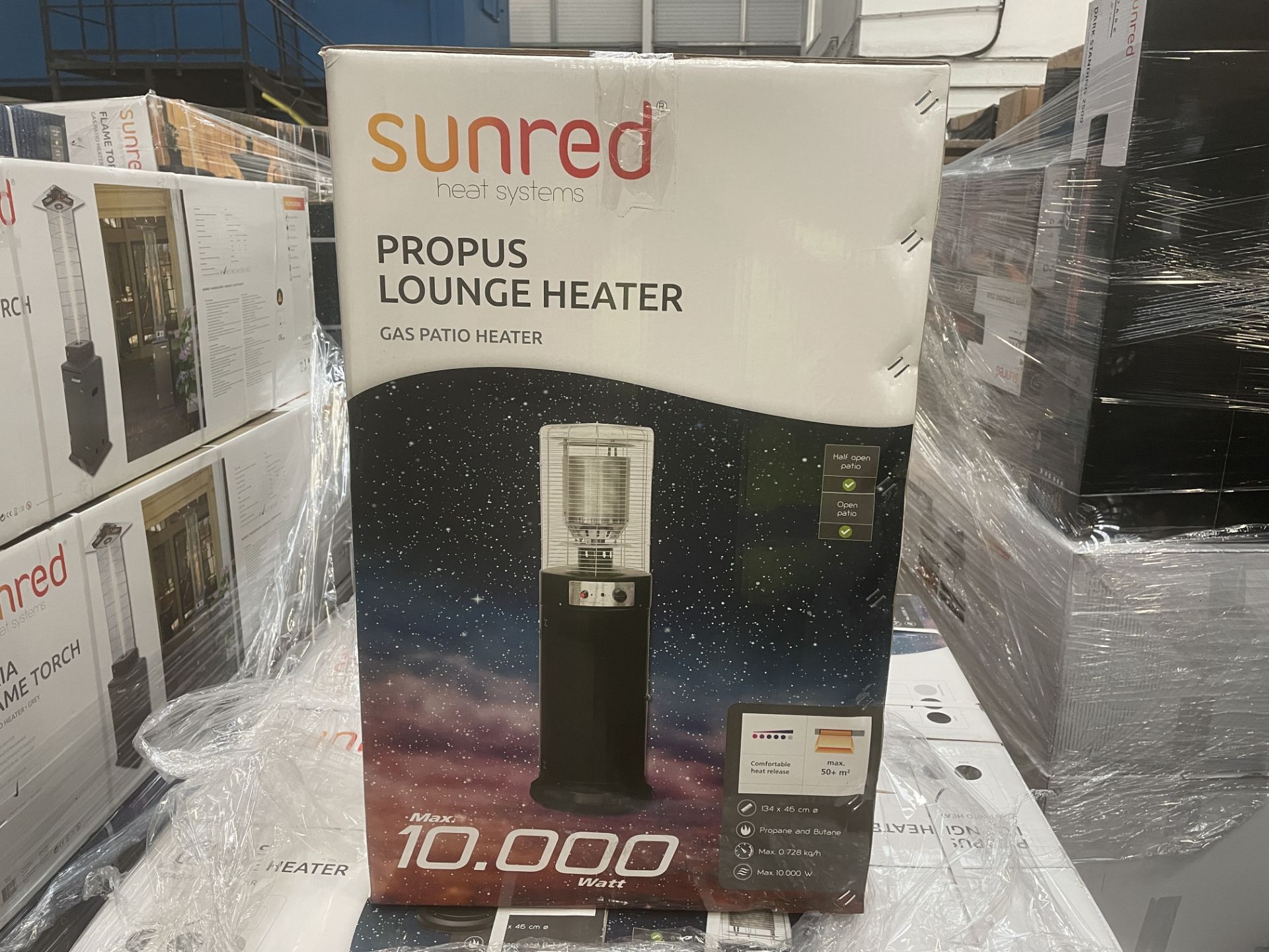 Brand new Sunred LH15G Propus Lounge Heater – Grey RRP £619 Low height unit (135cm tall) – ideal for - Image 2 of 4