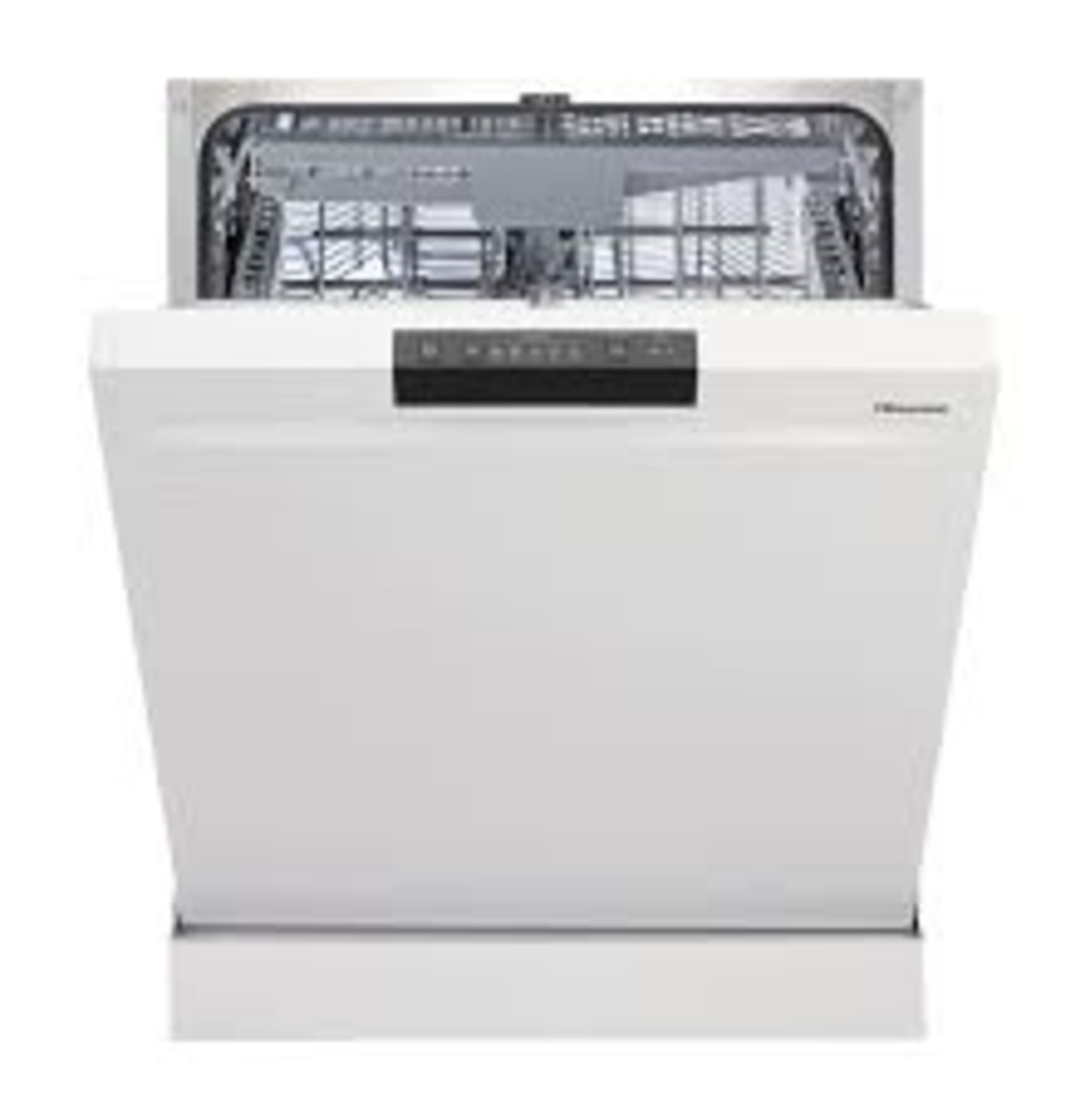 HISENSE HS620D10WUK Full-size Dishwasher - White. RRP £459.00. - SR5. - Thanks to the silent - Image 2 of 2