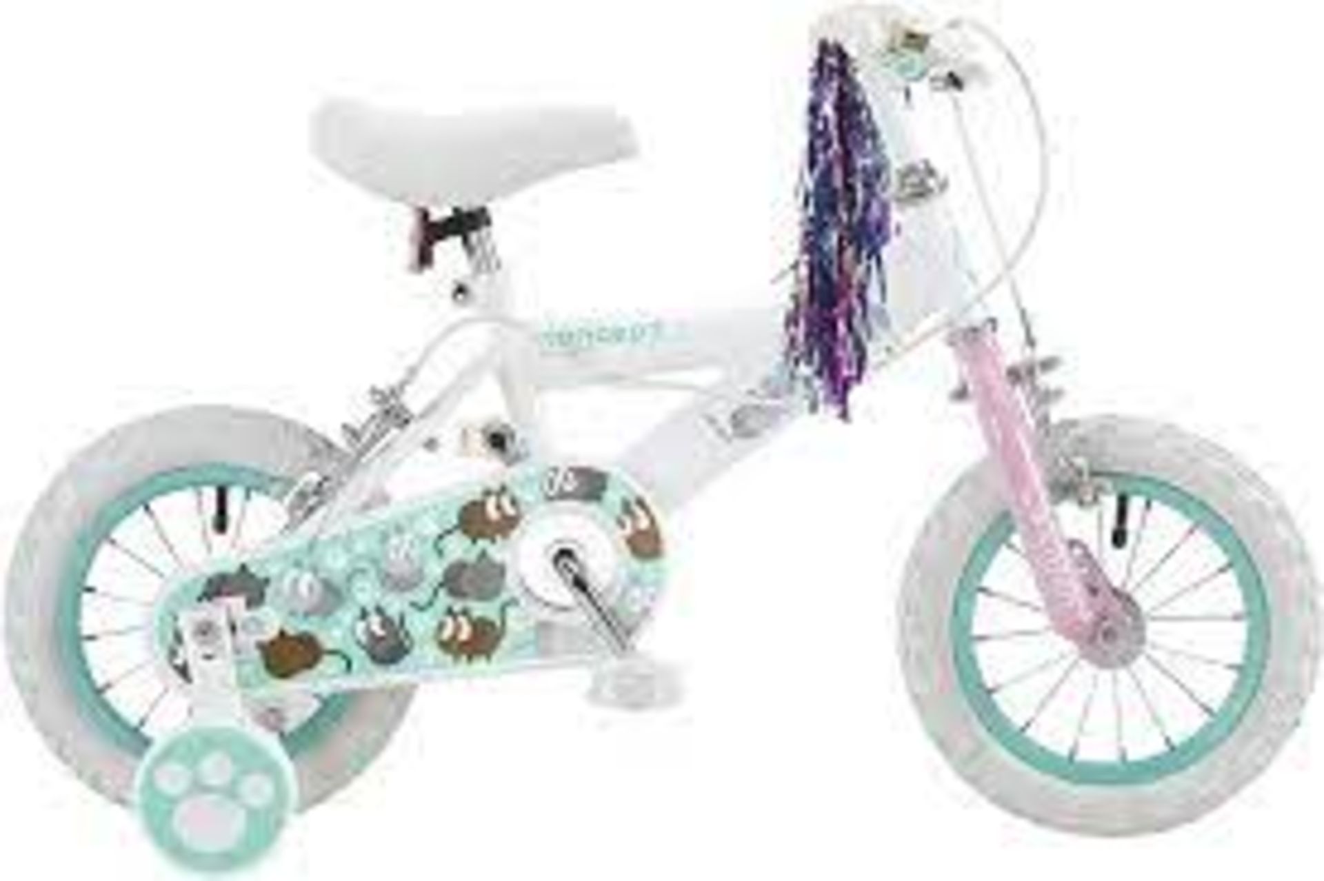 NEW BOXED Insync Kitten 12" Wheel Girls Bicycle RRP £149.99 (ROW7). Has a full chain guard which - Image 2 of 2