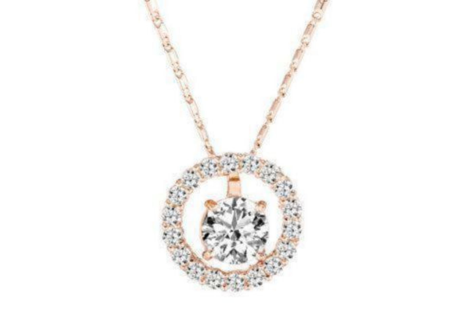 5 X BRAND NEW DIAMONDSTYLE LONDON SOLSTICE PENDANT IN ROSE GOLD WITH CERTIFICATION OF AUTHENTICITY