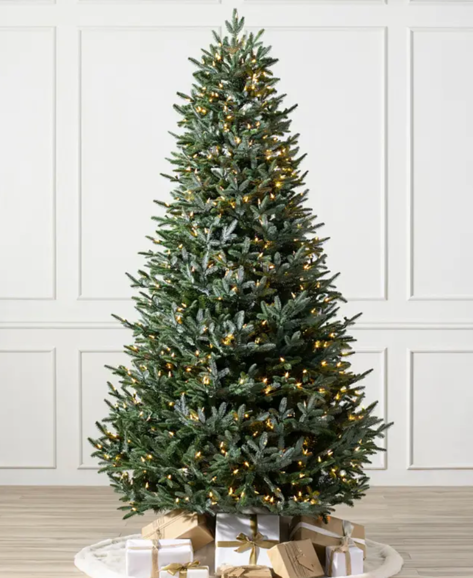 BH (The worlds leading Christmas Trees) European Silver Fir 6ft with LED Clear Lights RRP £779.00. -