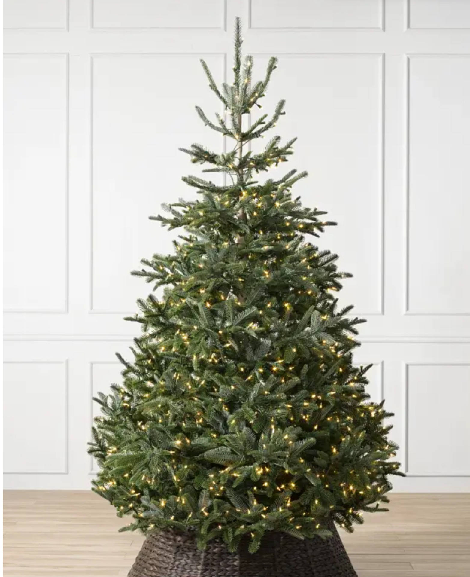 BH (The worlds leading Christmas Trees) BH Nordmann Fir® 7ft with LED Clear Lights RRP £919.00. -