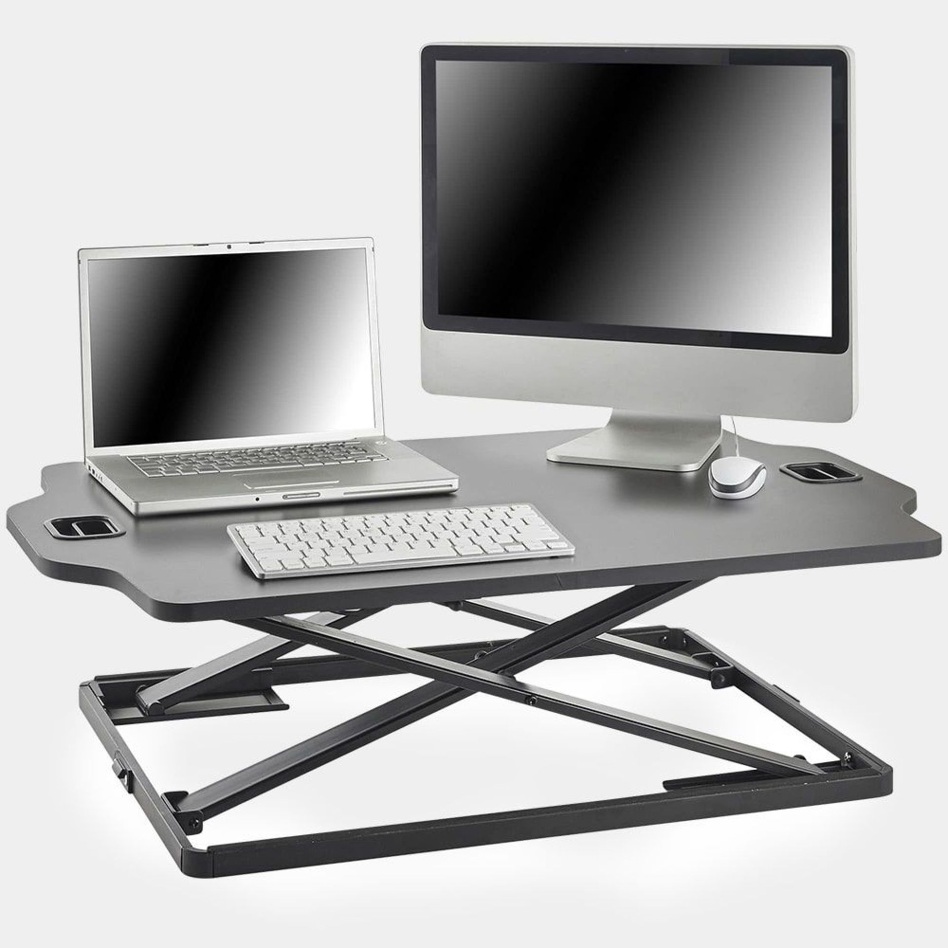 Adjustable Standing Desk. - BI. Made to offer optimal comfort, this sit to stand workstation