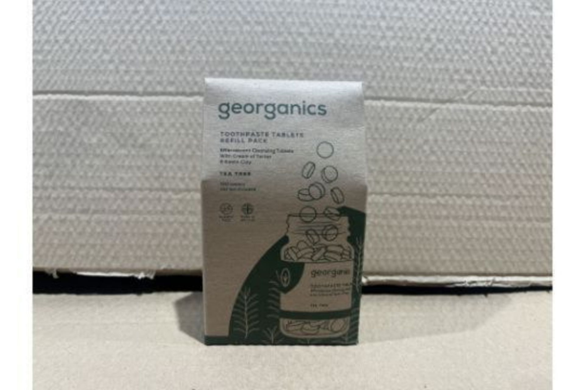 20 X BRAND NEW GEORGANICS PACKS OF 720 TOOTHPASTE TABLETS REFILL PACKS RRP £26 EACH S2