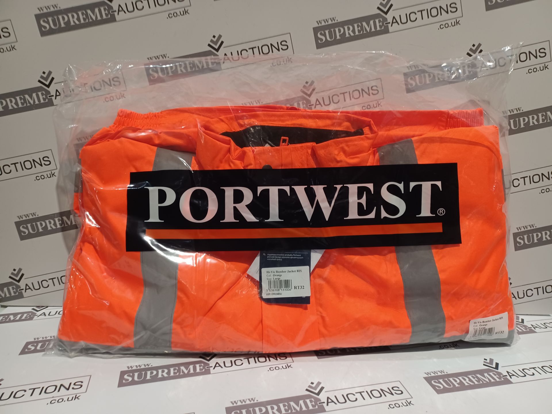 10 X BRAND NEW PORTWEST PROFESSIONAL WORK JACKETS SIZE LARGE R13-5