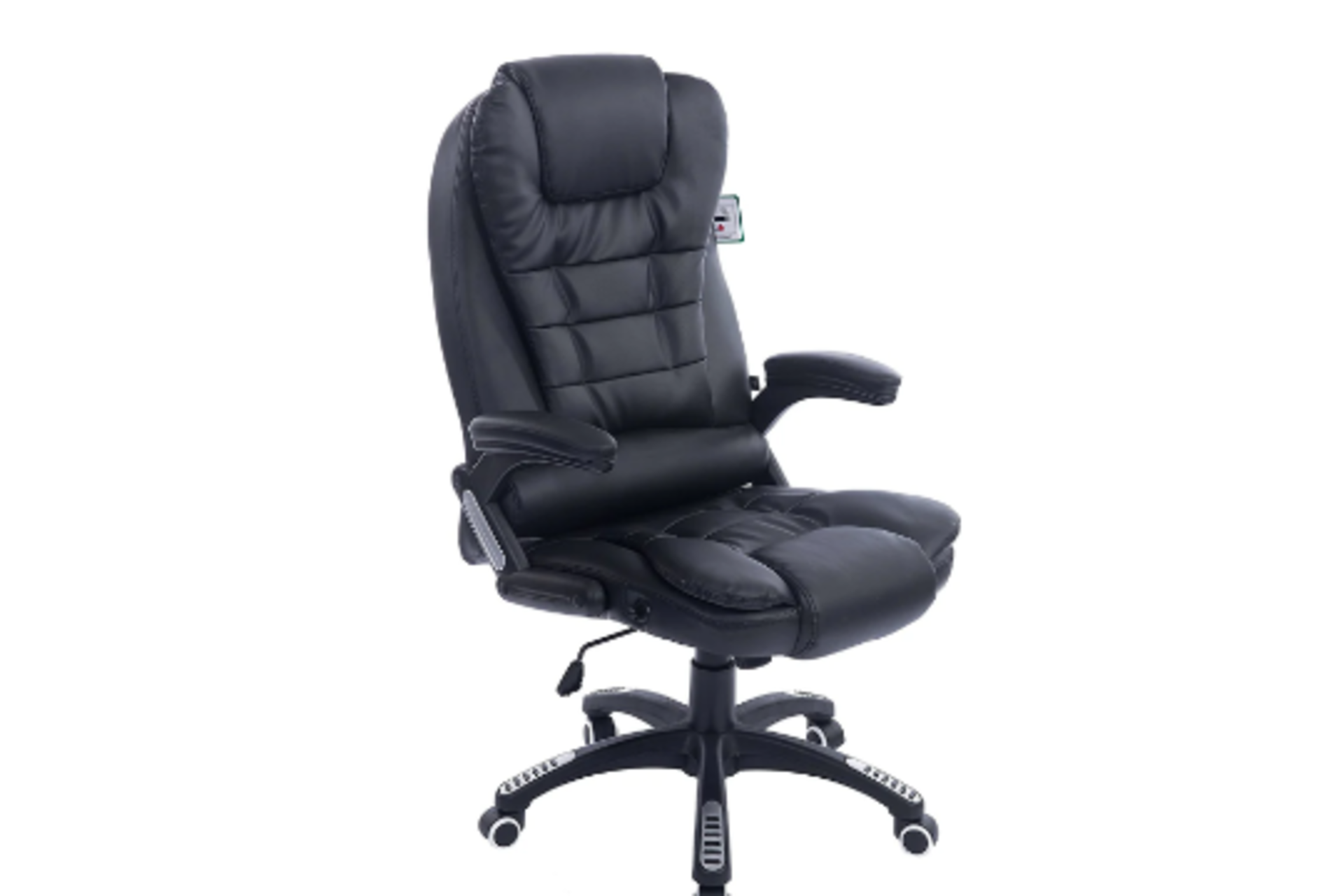 Executive Recline High Back Extra Padded Office Chair, MO17 Black. RRP £189.99. - SR4. Chair back