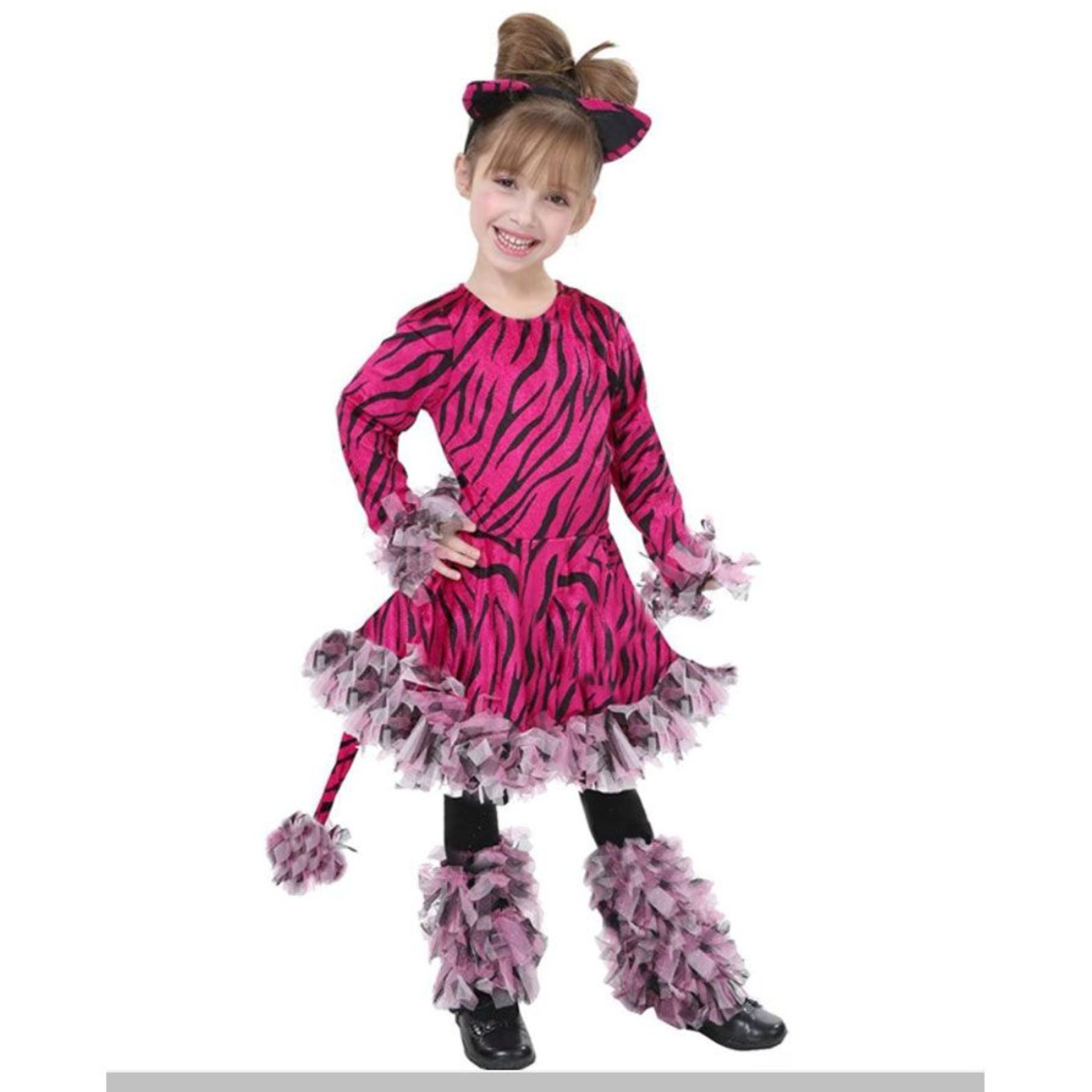 MIXED TRADE LOT TO INCLUDE 16 X NEW PACKAGED Kids Girls Pink Tiger Dress SIZE (S), 14 x NEW PACKAGED - Image 2 of 4