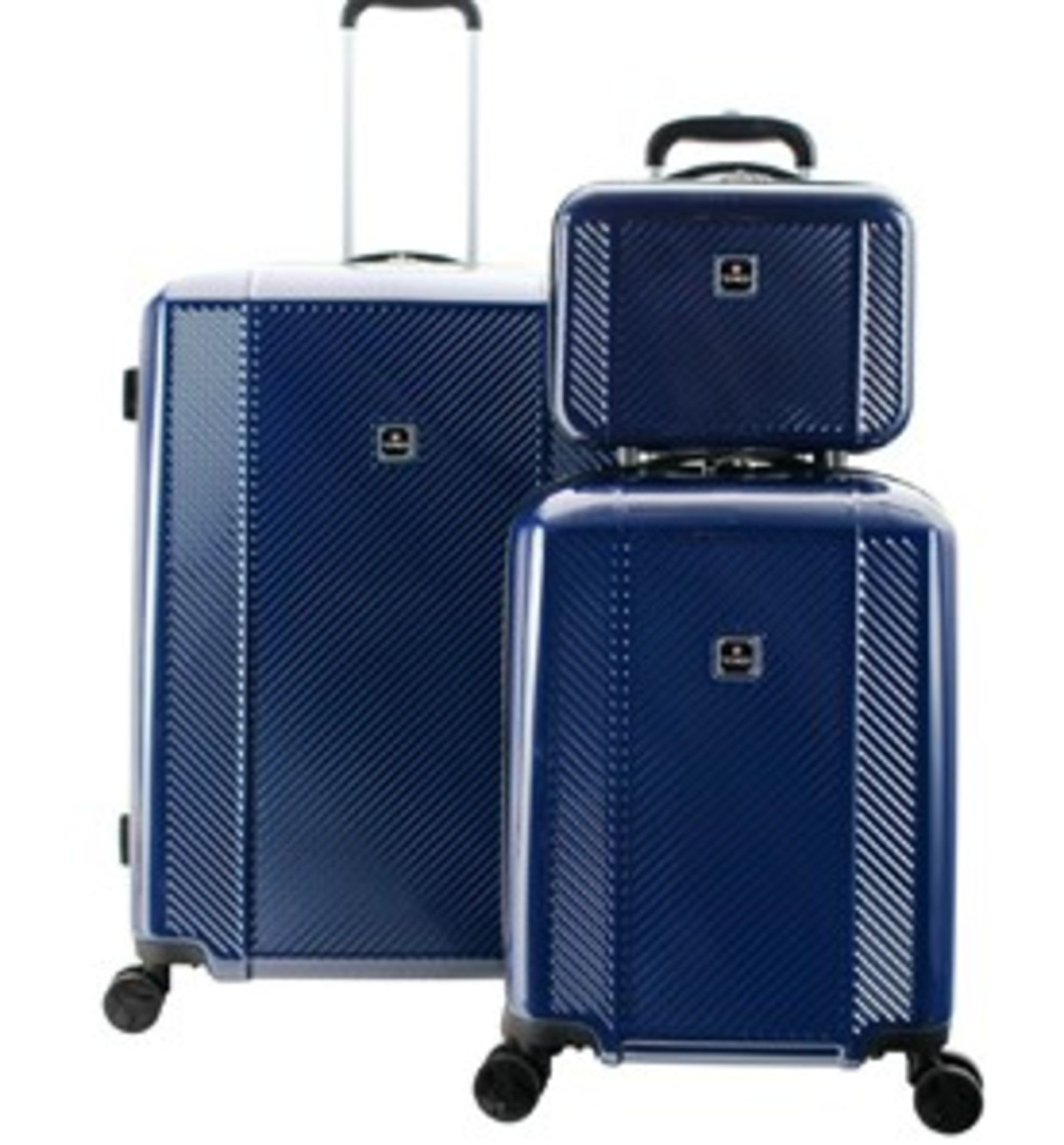 Pallet To Contain 16 x New Boxed 3 Piece Sets of TAG Spectrum Hardside Luggage Set. (BLUE). RRP £ - Image 3 of 4