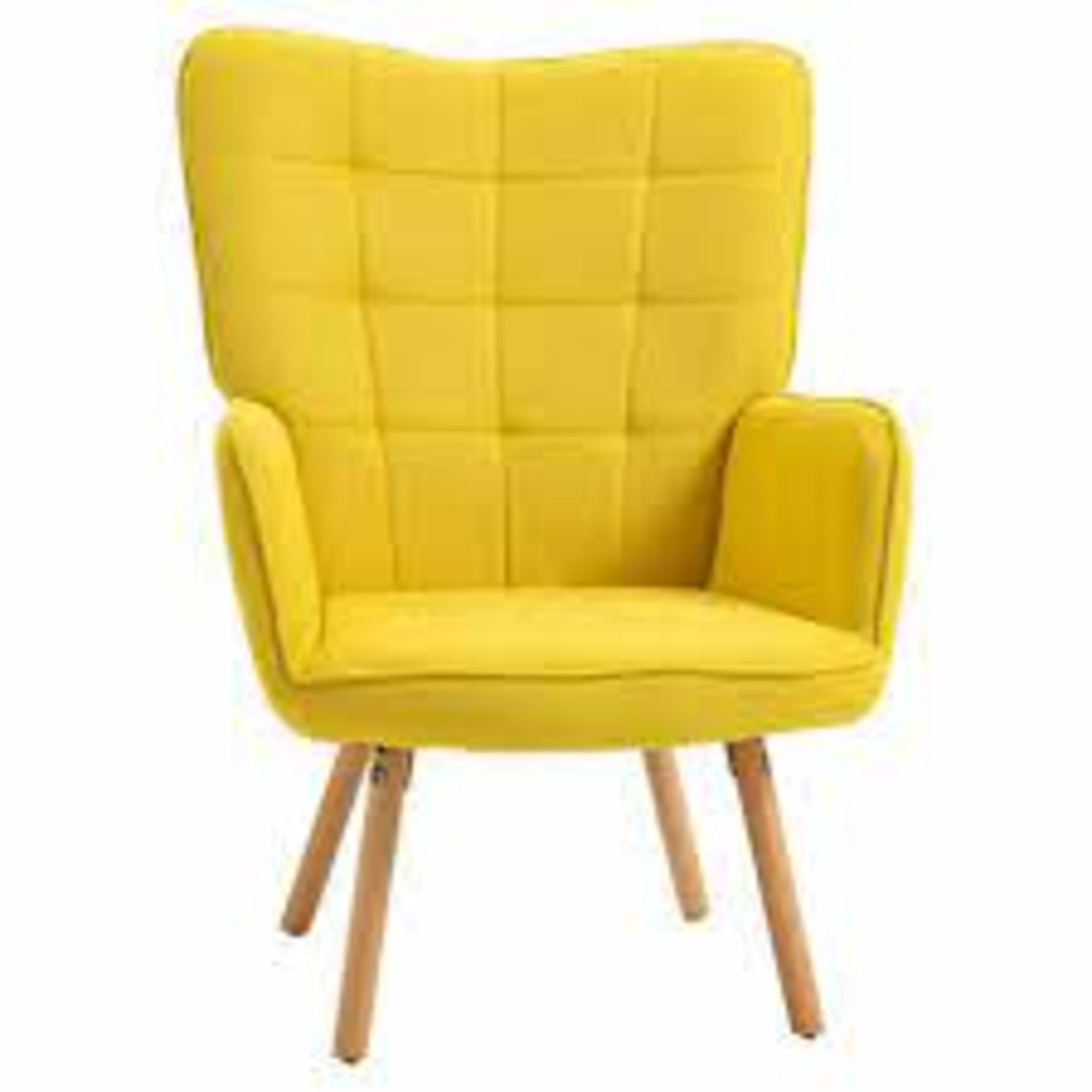 Velvet/Touch Armchair - Yellow - SR4