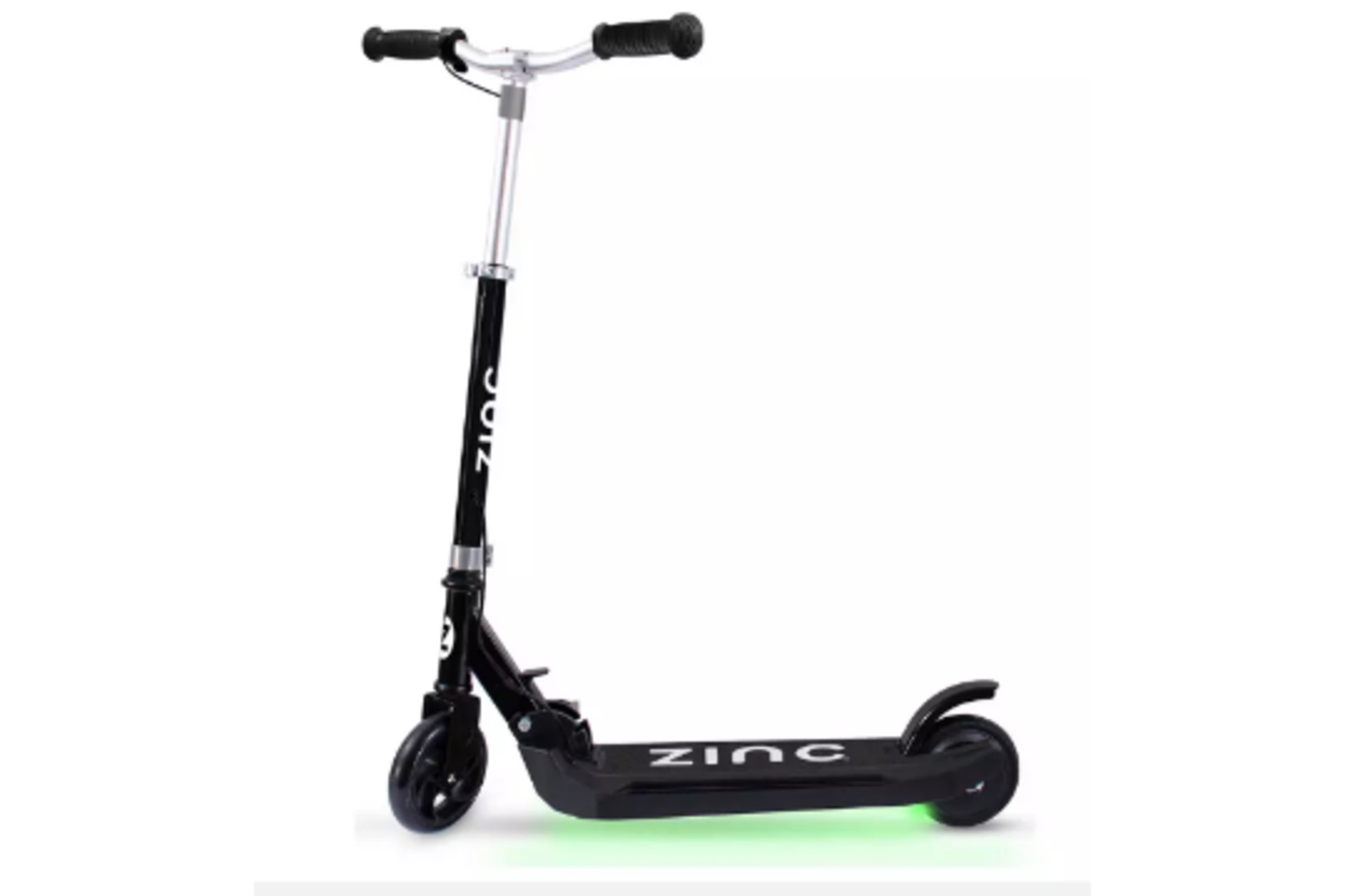 Zinc Folding Light Up Electric E5 Scooter. RRP £195.00. - BW. There is tons of fun to be had with