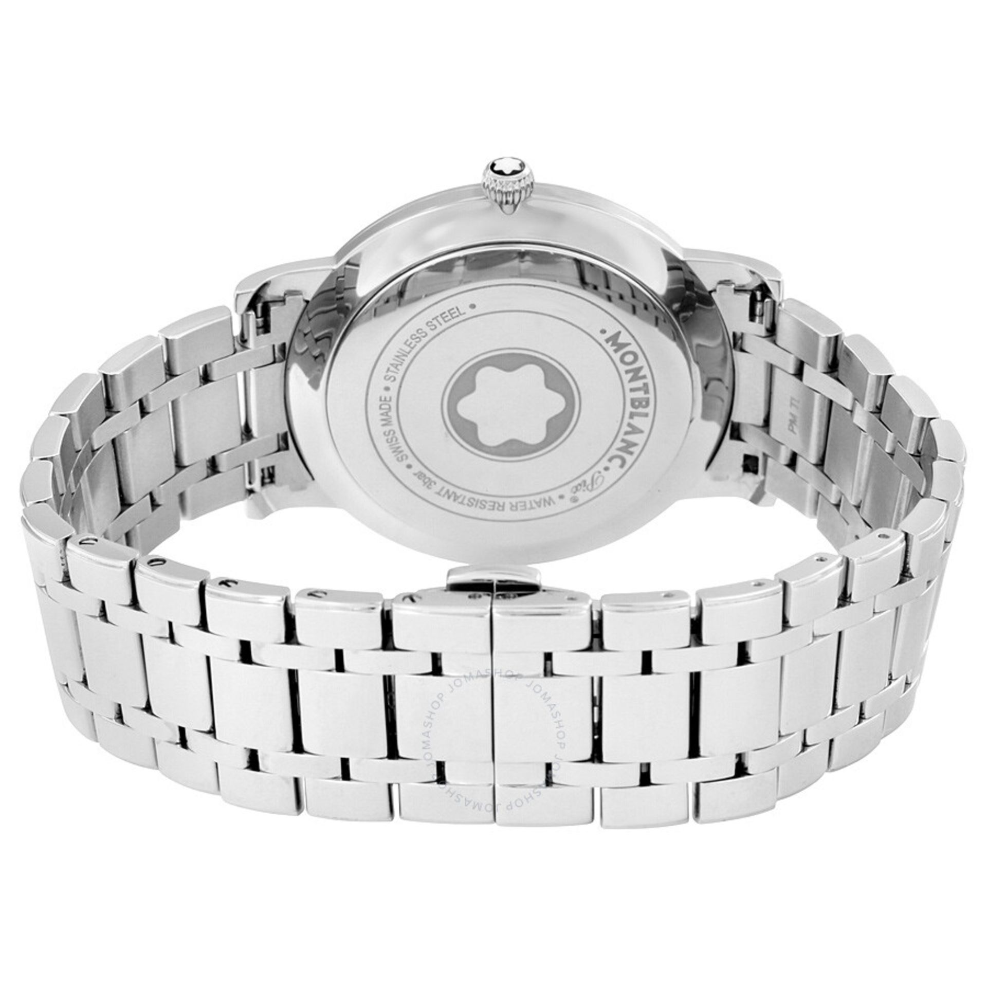 BRAND NEW Montblanc Star Classique Silver Dial Stainless Steel Mens Watch (218) RRP £2400 - Image 2 of 3