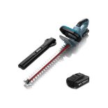 2 X NEW BOXED WESCO Cordless Hedge Trimmer & Hedge Cutter with 18V Lithium-Ion Battery, 510 mm Blade