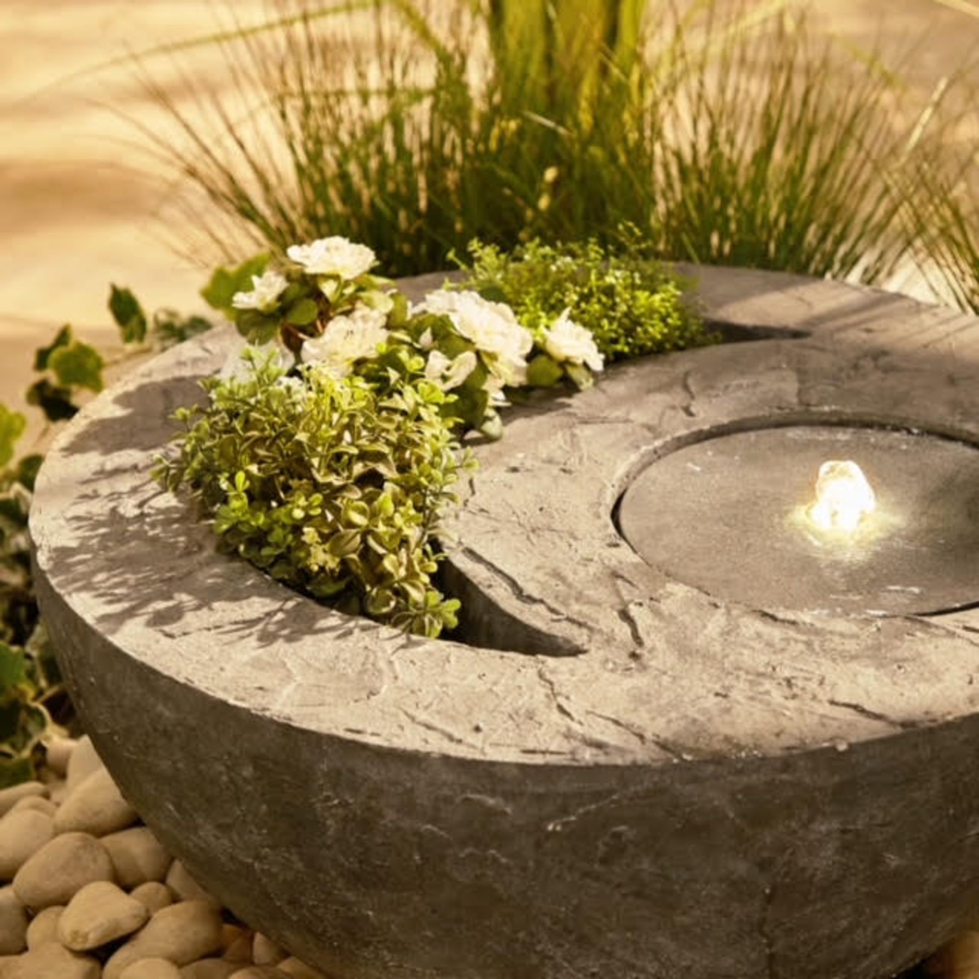 Trade Lot 5 x New & Boxed Dual Water Feature and Planter. RRP £299.99 (REF726) - Garden Bowl - Image 8 of 8
