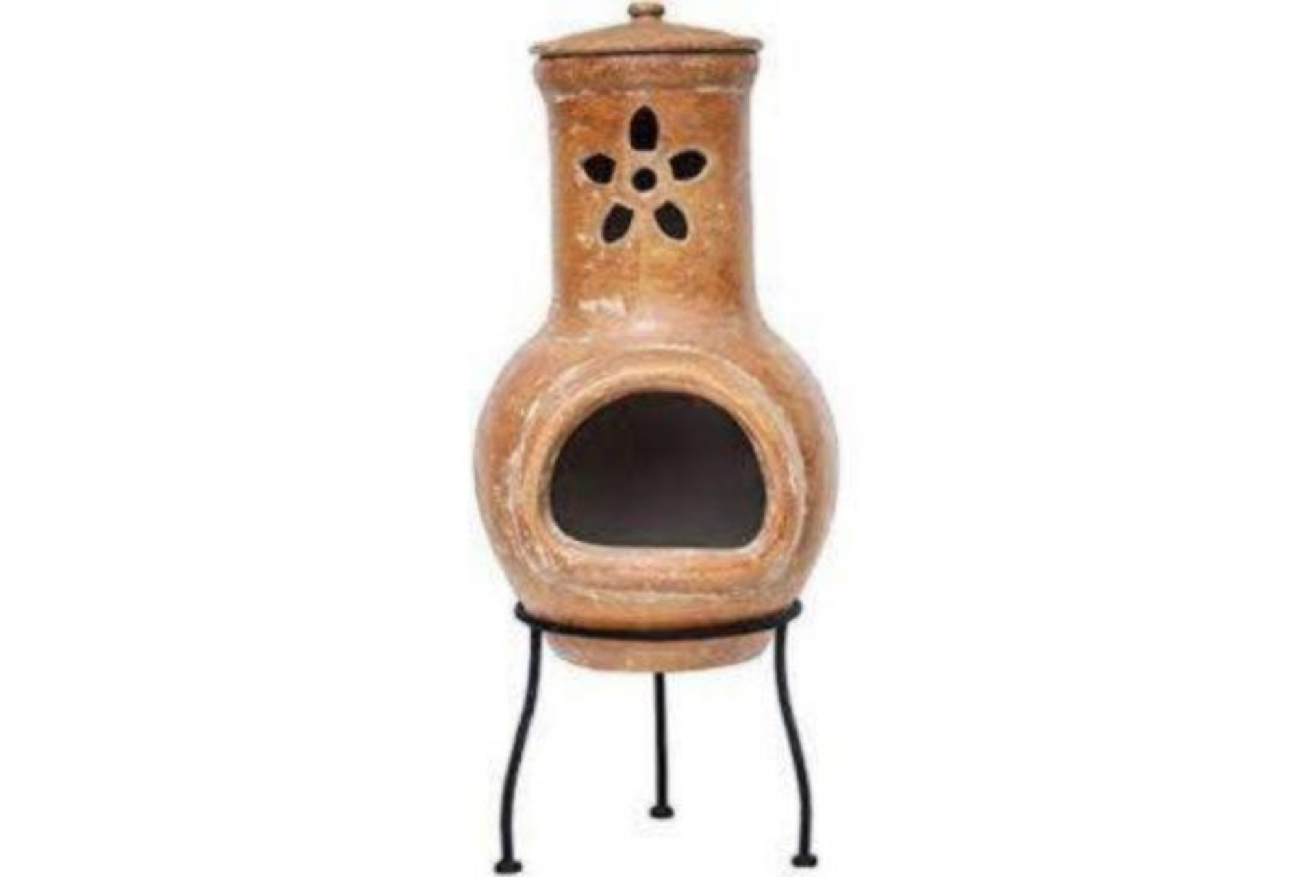 BRAND NEW REDFIRE CANCUN CHIMENEA COPPER 31 X 31 X68CM RRP £299