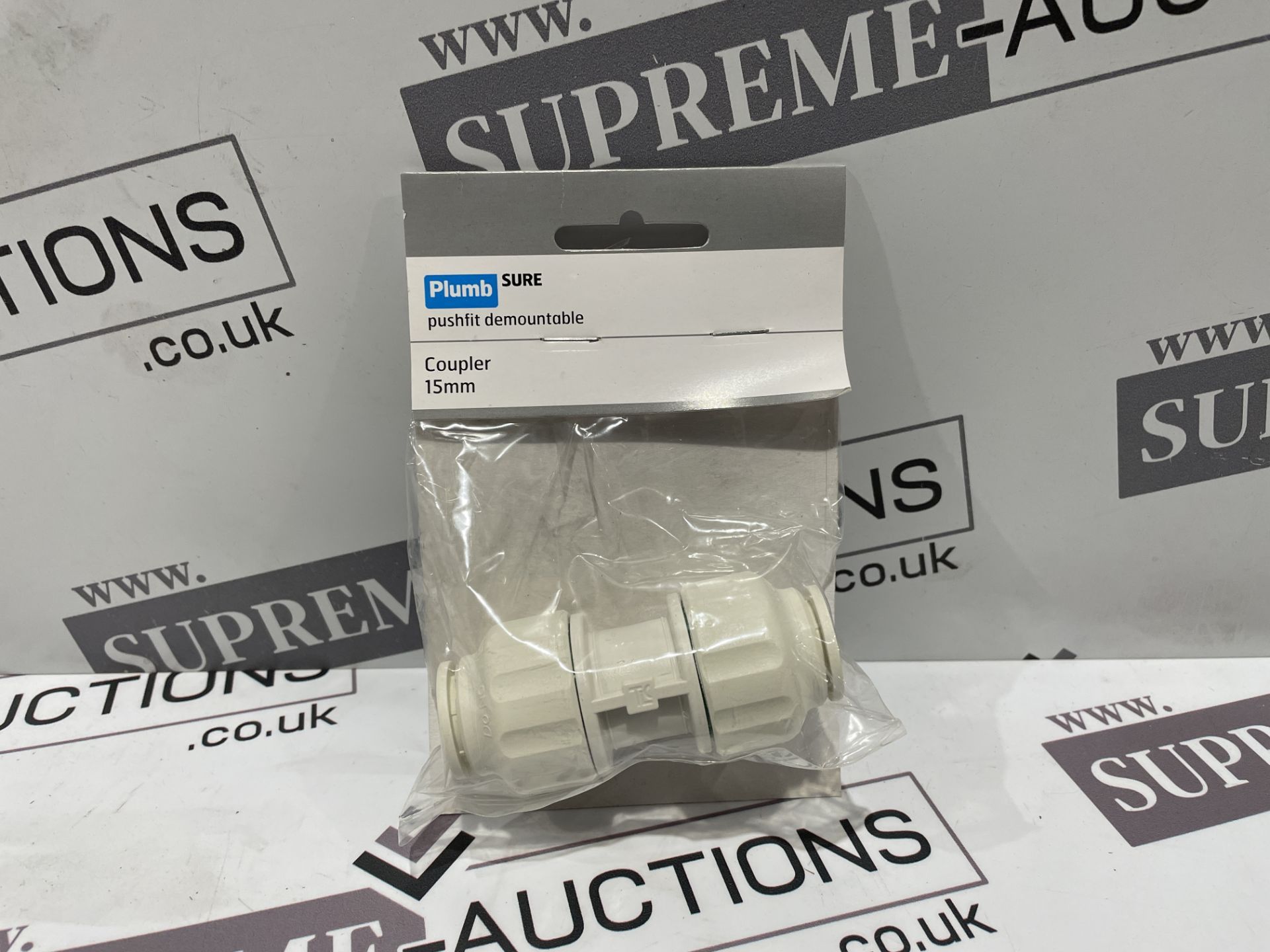 70 X BRAND NEW PLUMBSURE 15MM COUPLERS S1RA