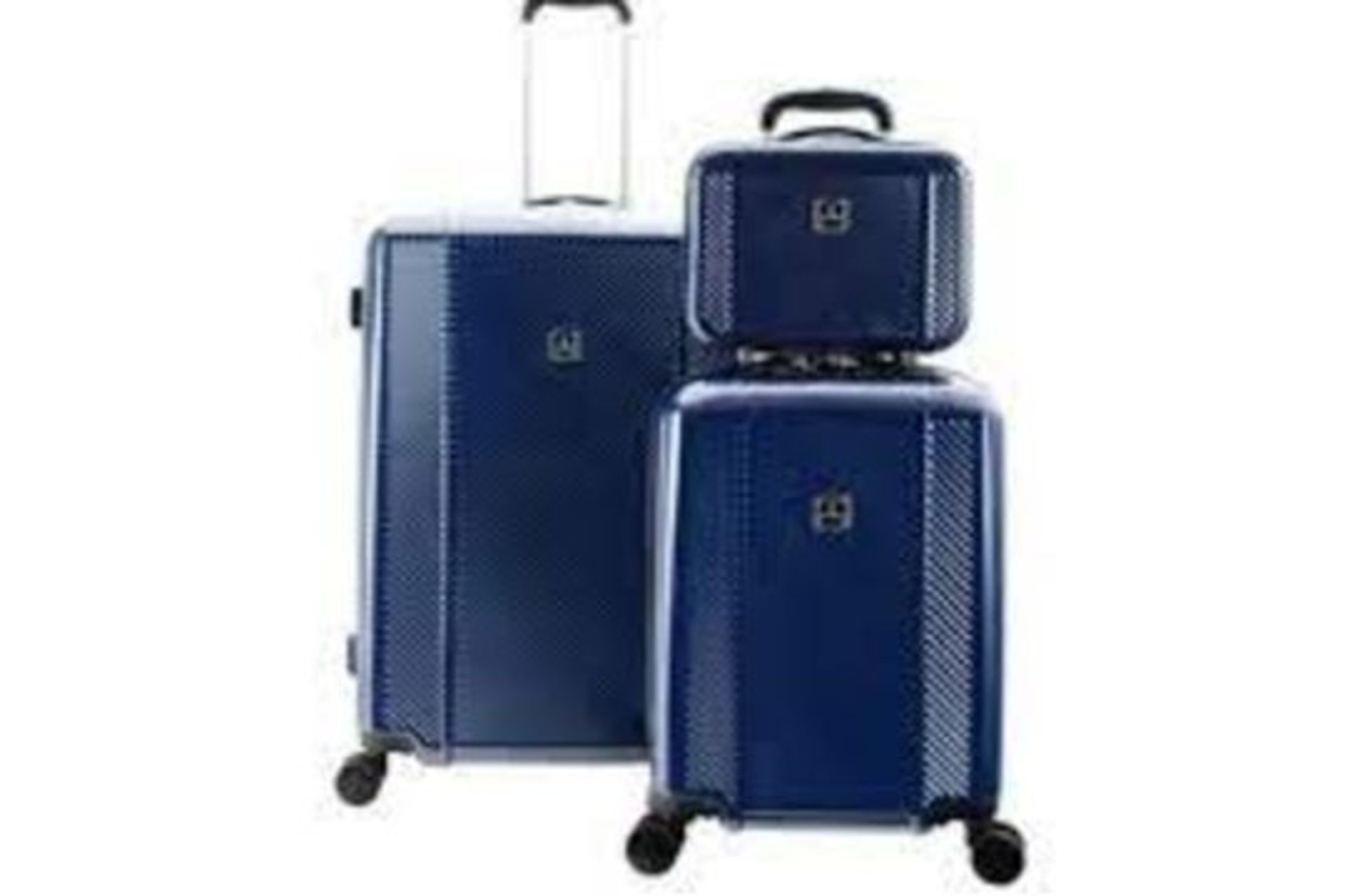 Pallet To Contain 16 x New Boxed 3 Piece Sets of TAG Spectrum Hardside Luggage Set. (BLUE). RRP £