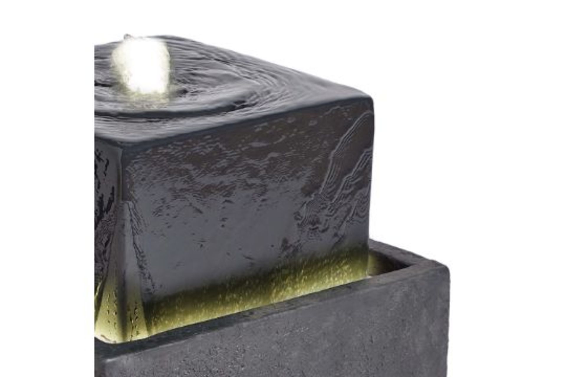Trade Lot 8 x New & Boxed Square 2 Tier Water Feature. RRP £299.99. (REF671) – Indoor and Outdoor - Image 3 of 3