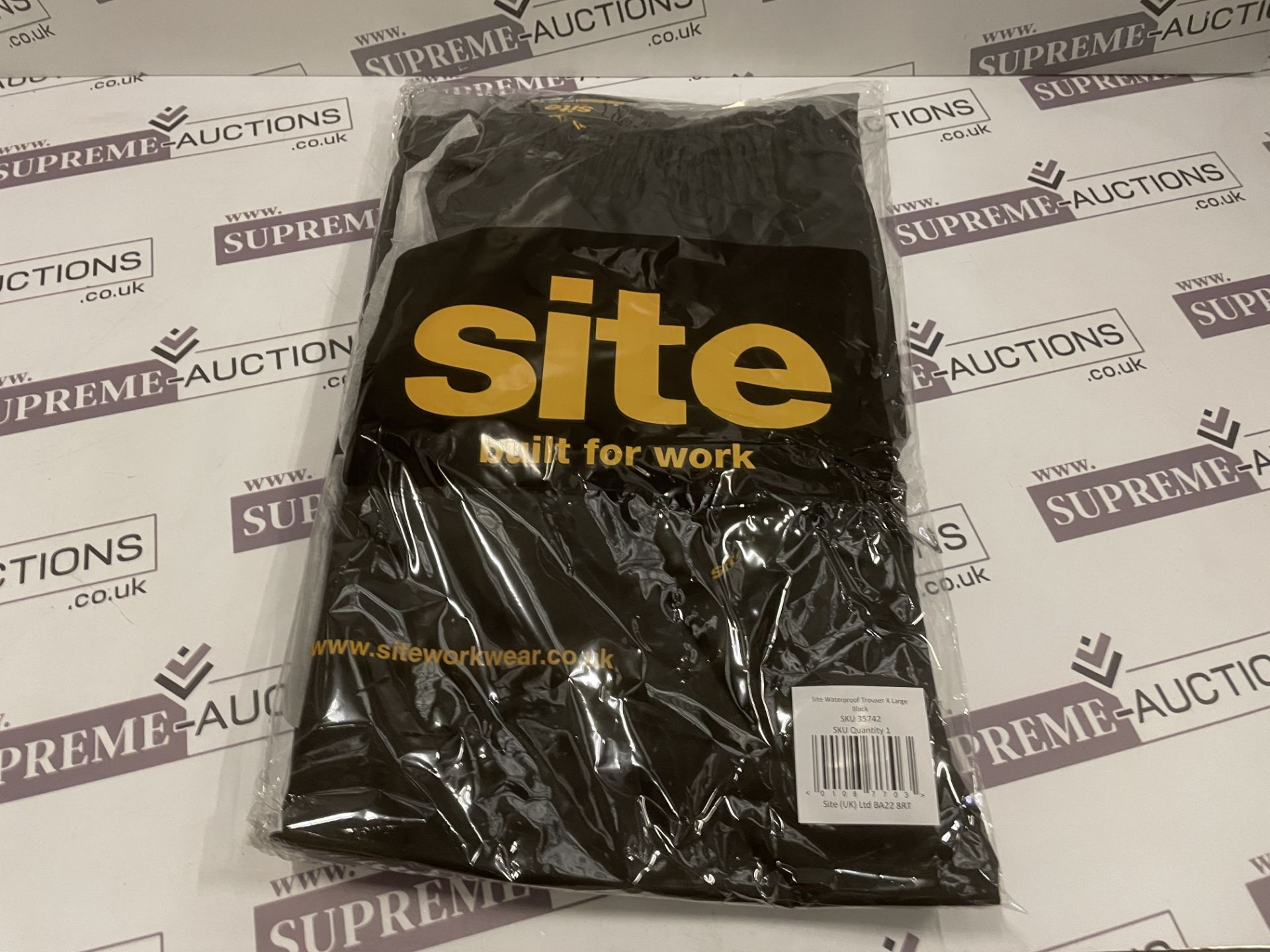 12 X BRAND NEW SITE PROFESSIONAL WATER PROOF WORK TROUSERS SIZE XL