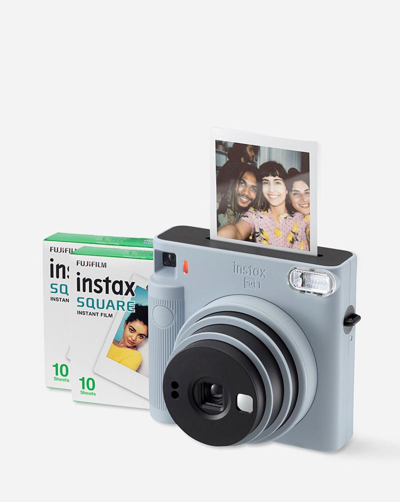 Fujifilm Instax Square SQ1 Instant Camera (20 Shots) - Glacier Blue - SR4