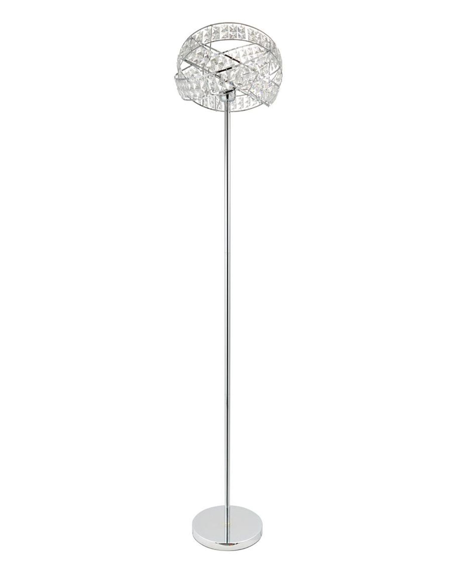 Twist Acrylic Floor Lamp. - SR4. Recreate the glamour of a glittering chandelier in this Twist