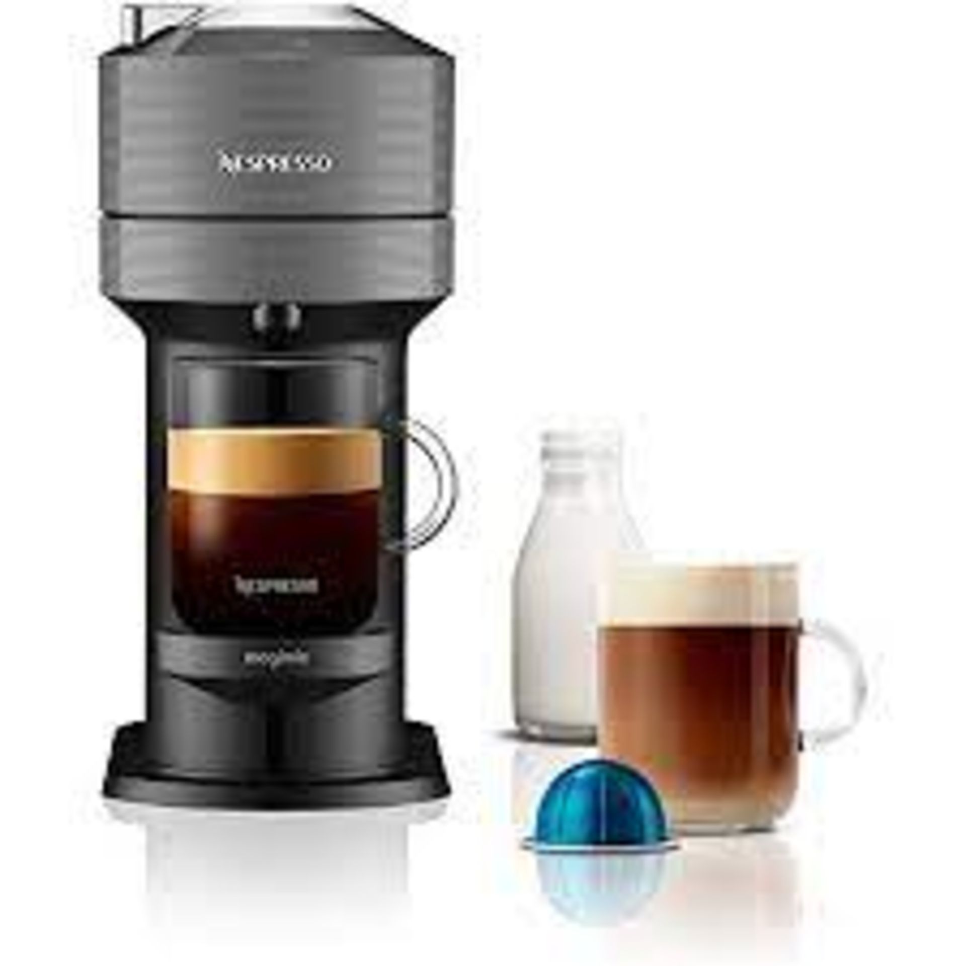 Nespresso 11707 Vertuo Next Grey Capsule Coffee Machine by Magimix (SR4)