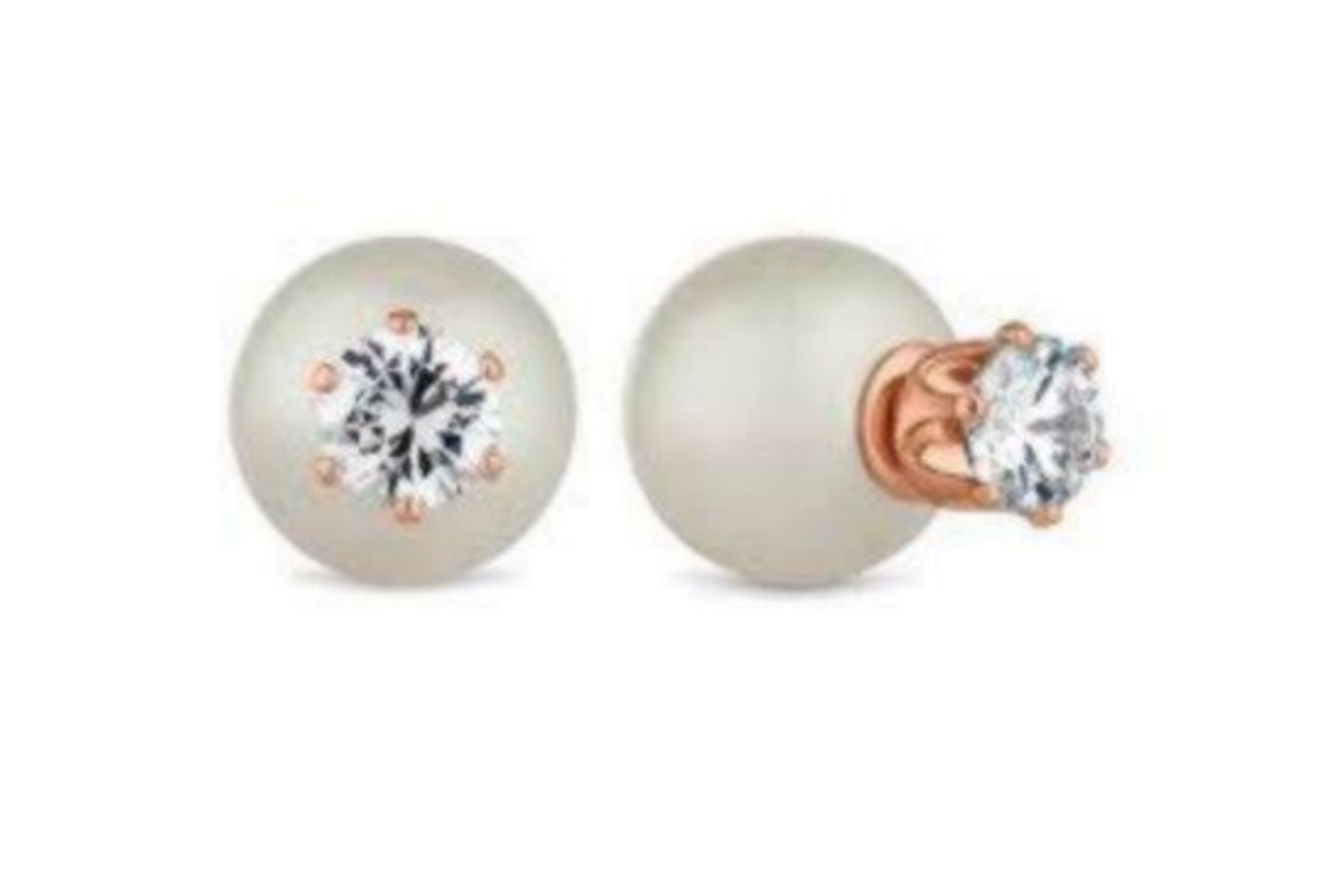 6 X BRAND NEW DIAMONDSTYLE LONDON PEARL 2 IN 1 STUDS WITH CERTIFICATION FO AUTHENTICITY RRP £85 EACH