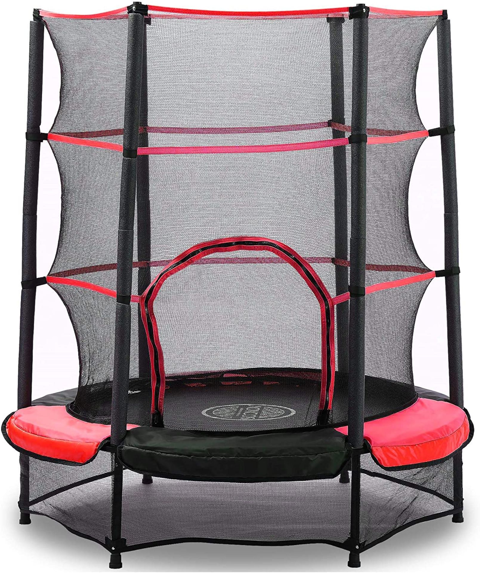 4 x brand new 54” Trampoline for Kids, Mini Toddler Trampoline with Safety Enclosure, Indoor & - Image 3 of 3