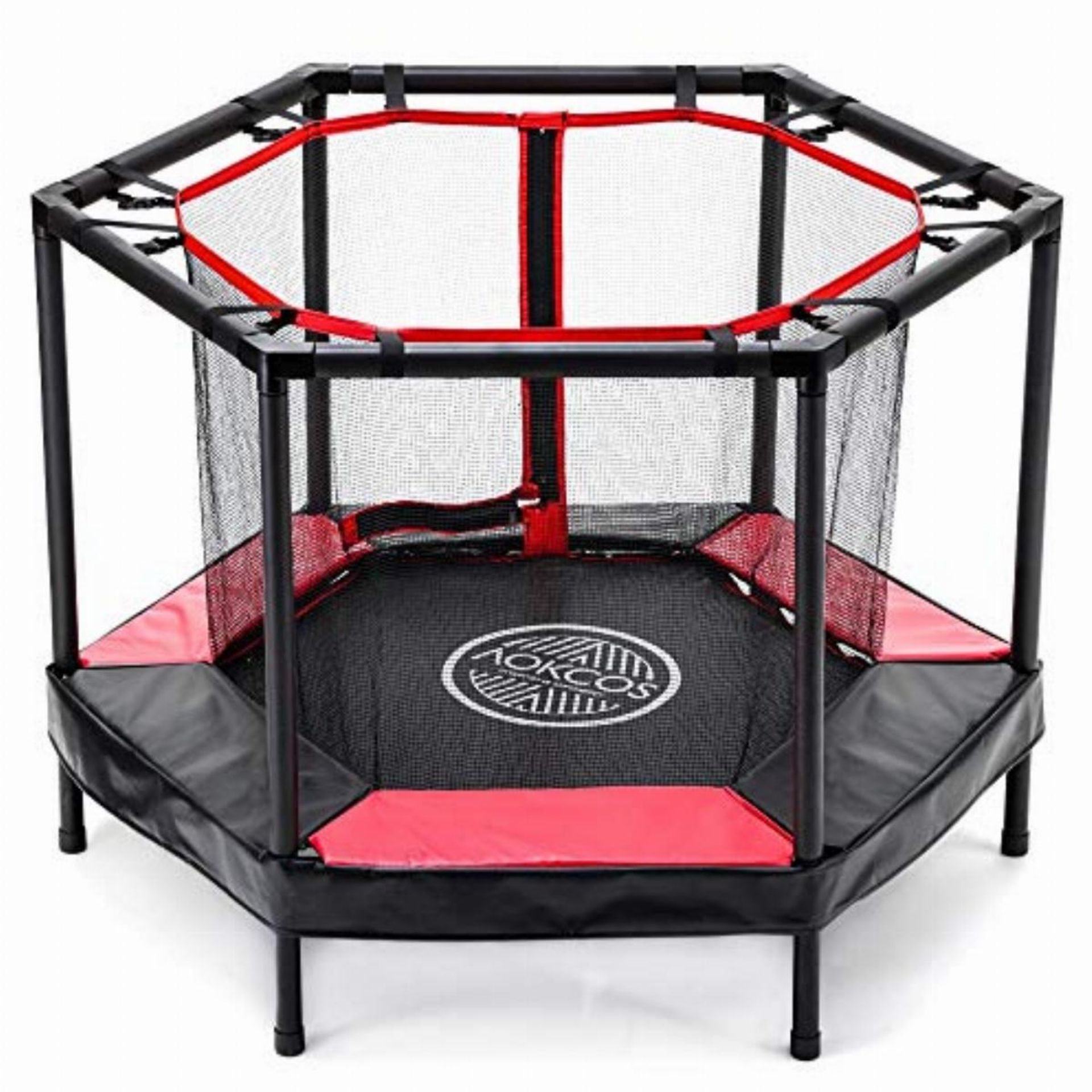 Brand new Kids Trampoline 4Ft Mini Trampolines with Enclosure Net and Safety Pad - Small Toddler - Image 2 of 2