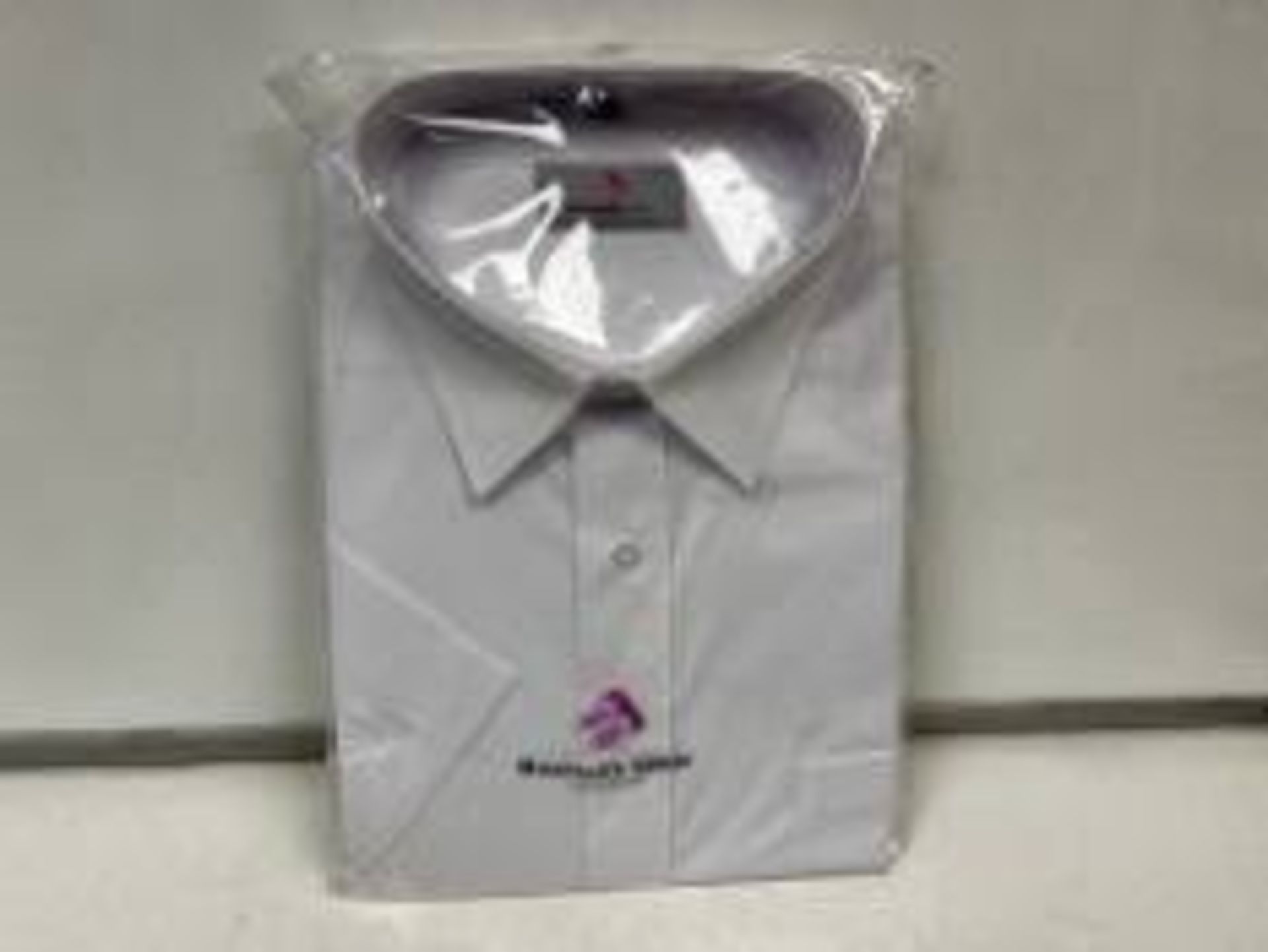 18 X NEW PACKAGED BUSINESSWEAR HIGH QUALITY SHIRTS. ROW6.6RACK