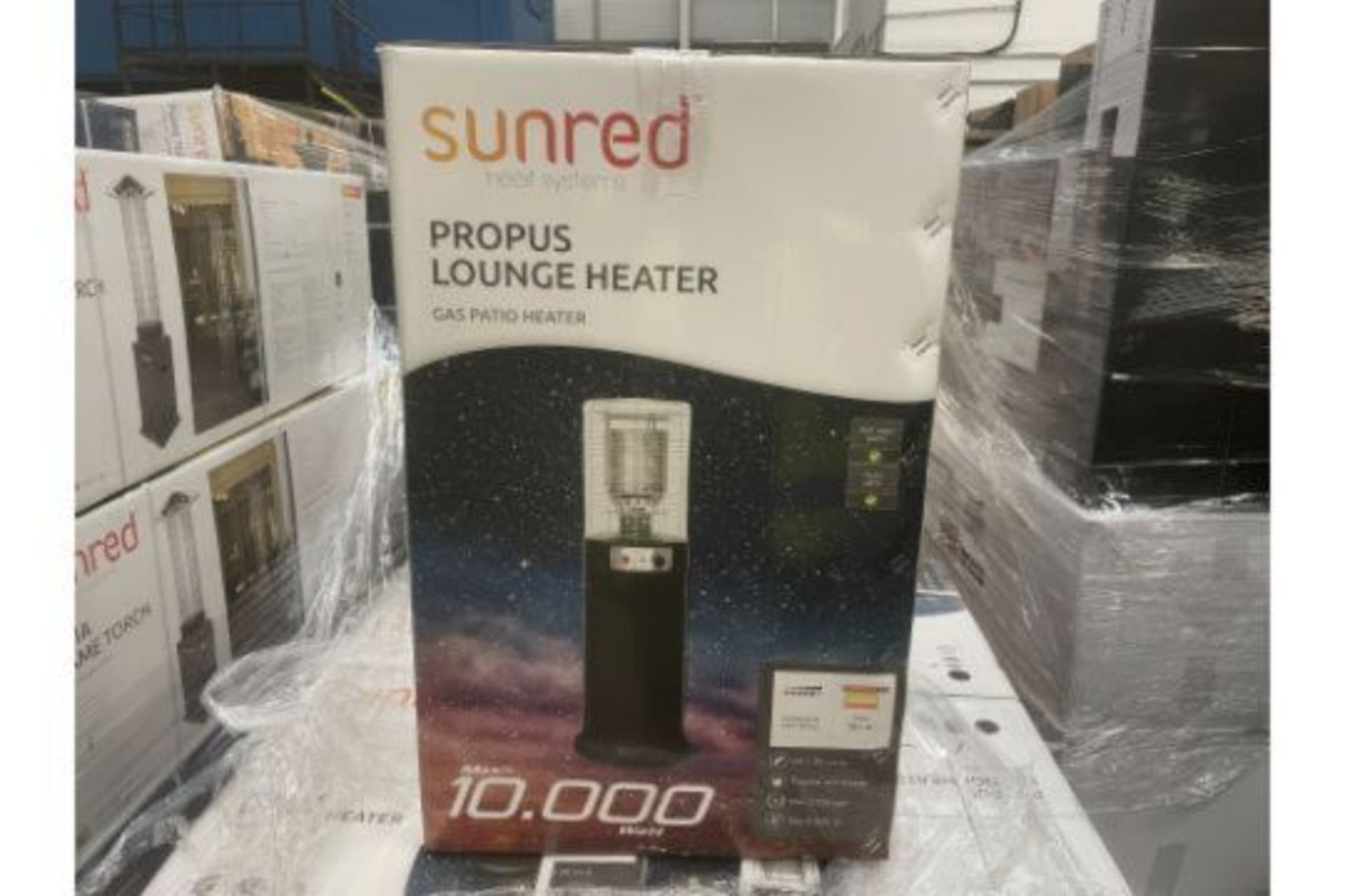 TRADE LOT 4 X Brand new Sunred LH15G Propus Lounge Heater – Grey RRP £619 Low height unit (135cm - Image 2 of 4