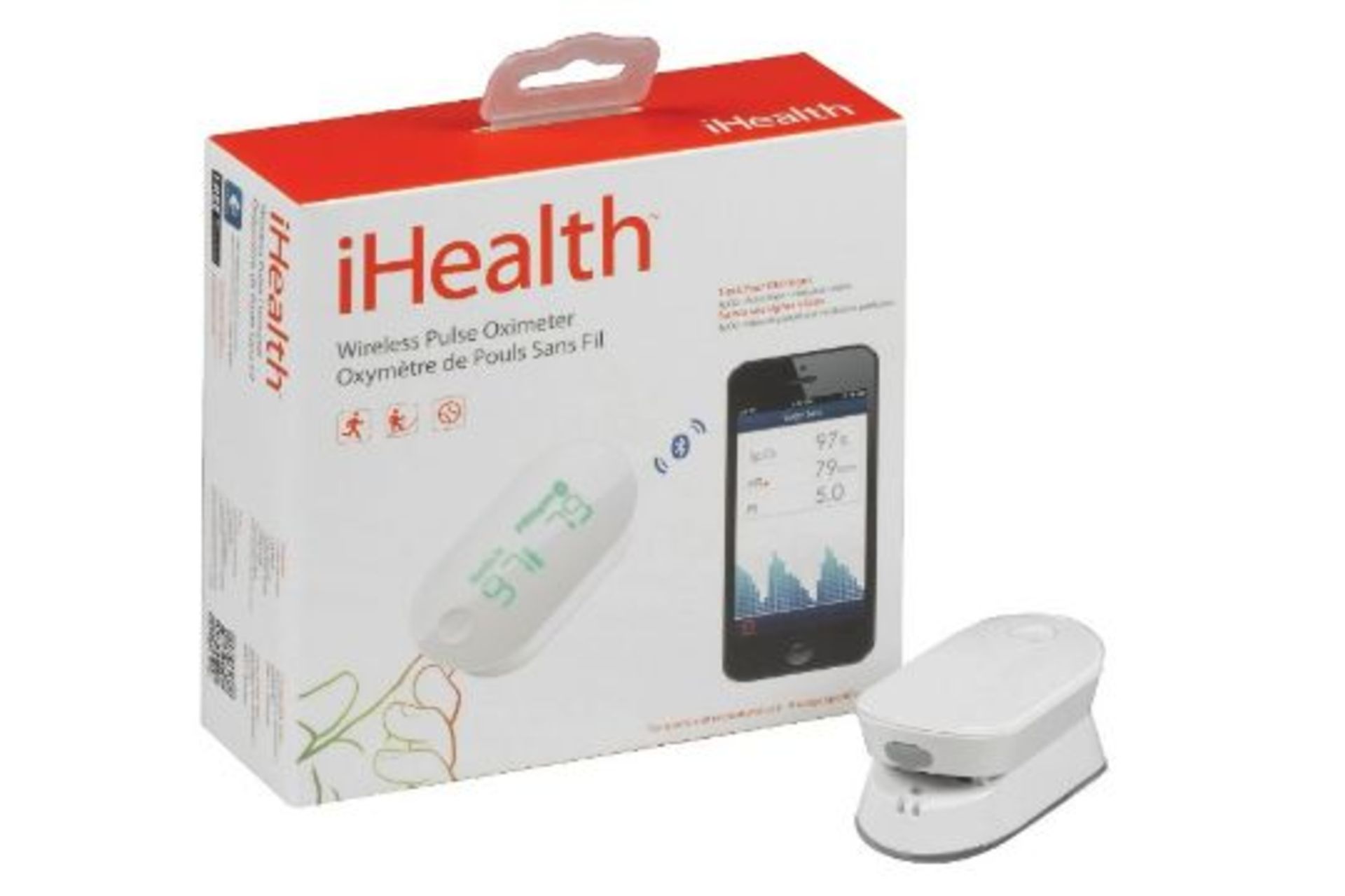 NEW & BOXED iHealth Air Pulse Oximeter. Accurately measure your blood oxygen level, pulse rate,