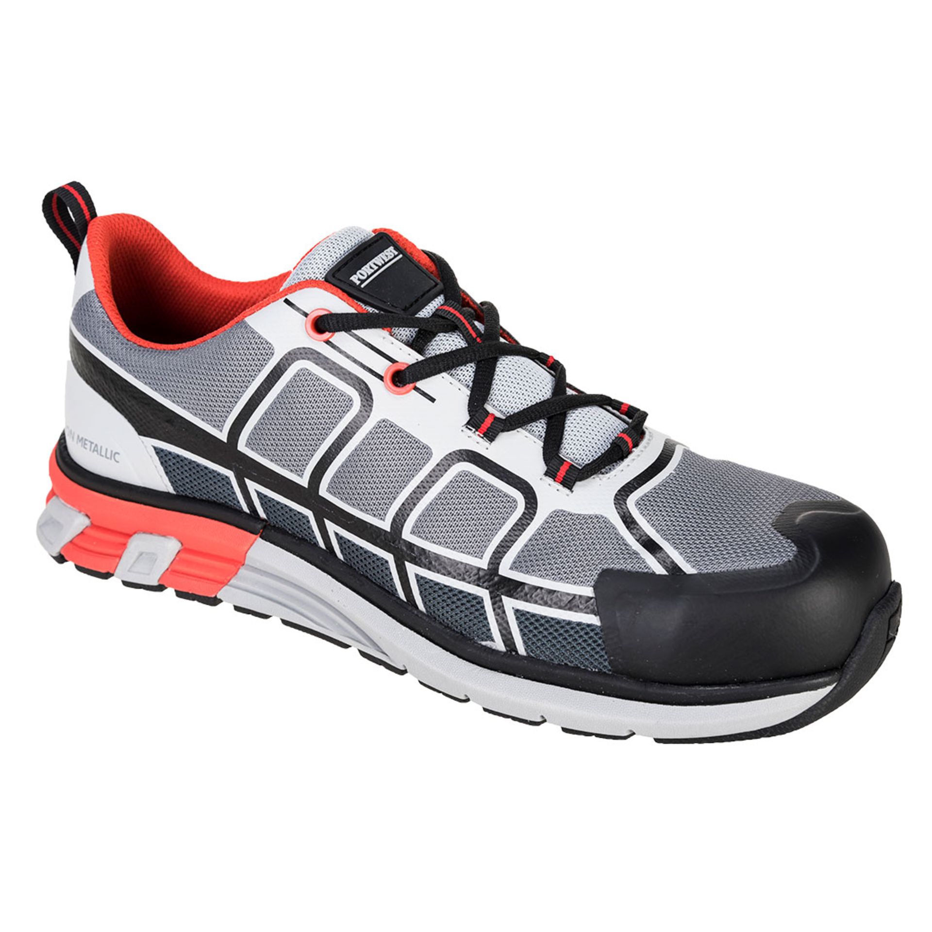 BRAND NEW PORTWEST FT17 OlymFlex Barcelona SBP AE Trainer GREY/BLACK SIZE 7. RRP £45. (PW). (