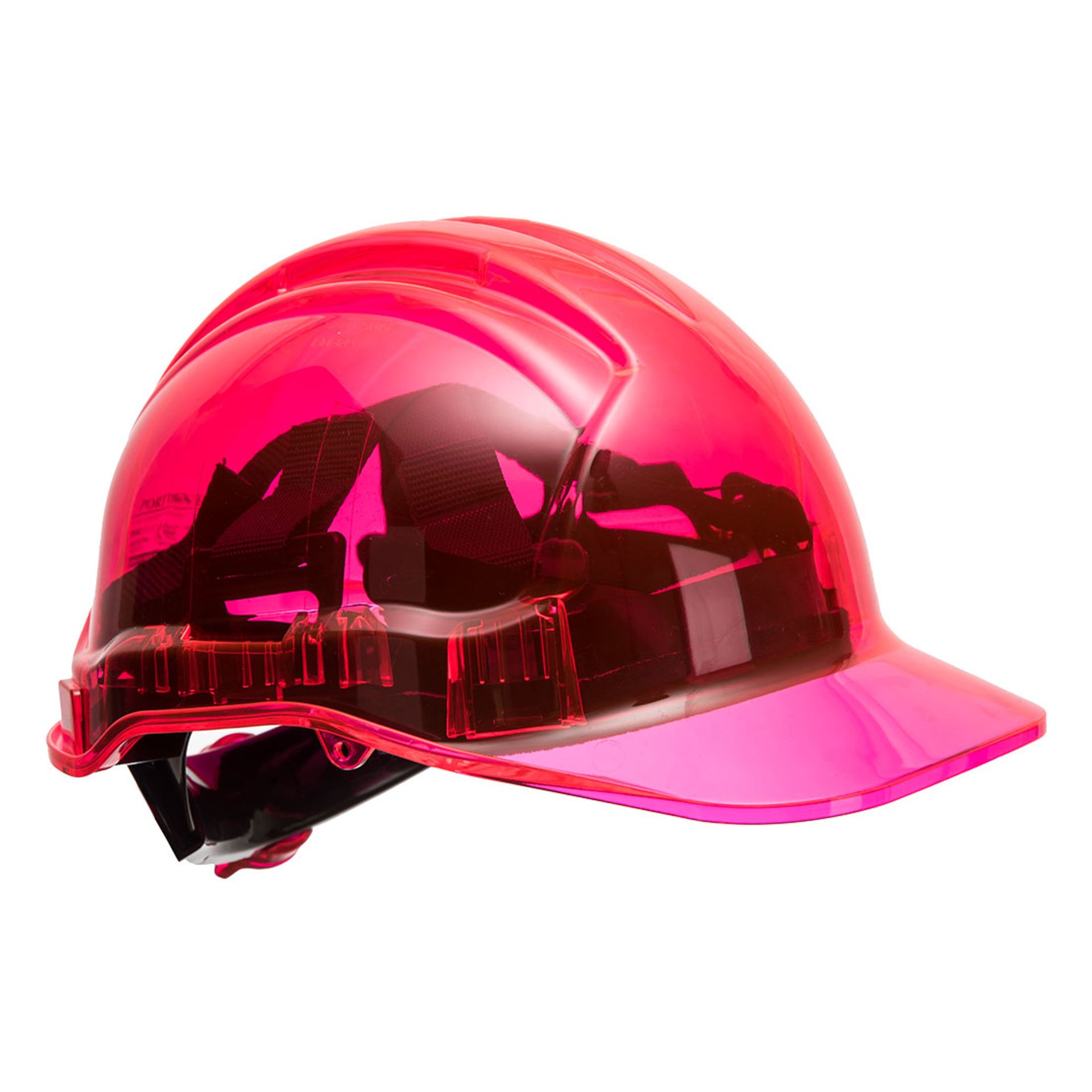 5x BRAND NEW PORTWEST PV64 Peak View Plus Ratchet Hard Hat PINK. RRP £15 Each. (PW). (PV64PIR).