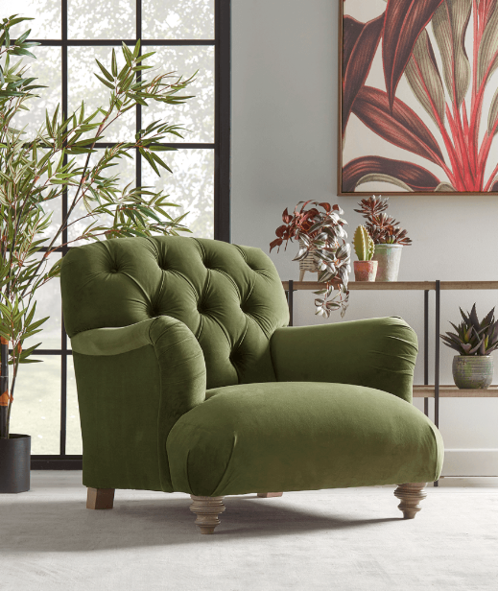 Cox & Cox Margeaux Armchair. RRP £1,725.00. - SR6. The smooth, sleek form and integrated padded seat