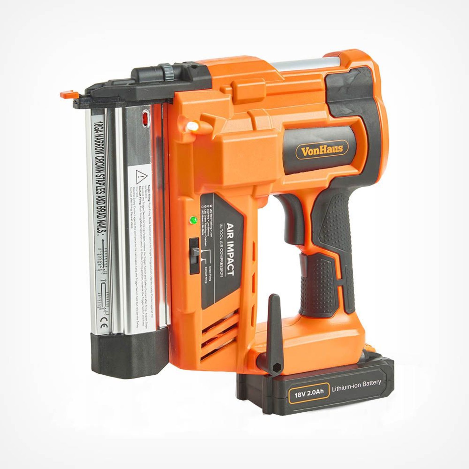 Cordless Nail Gun and Staple Gun. - BI. Ideal for a range of materials and applications including
