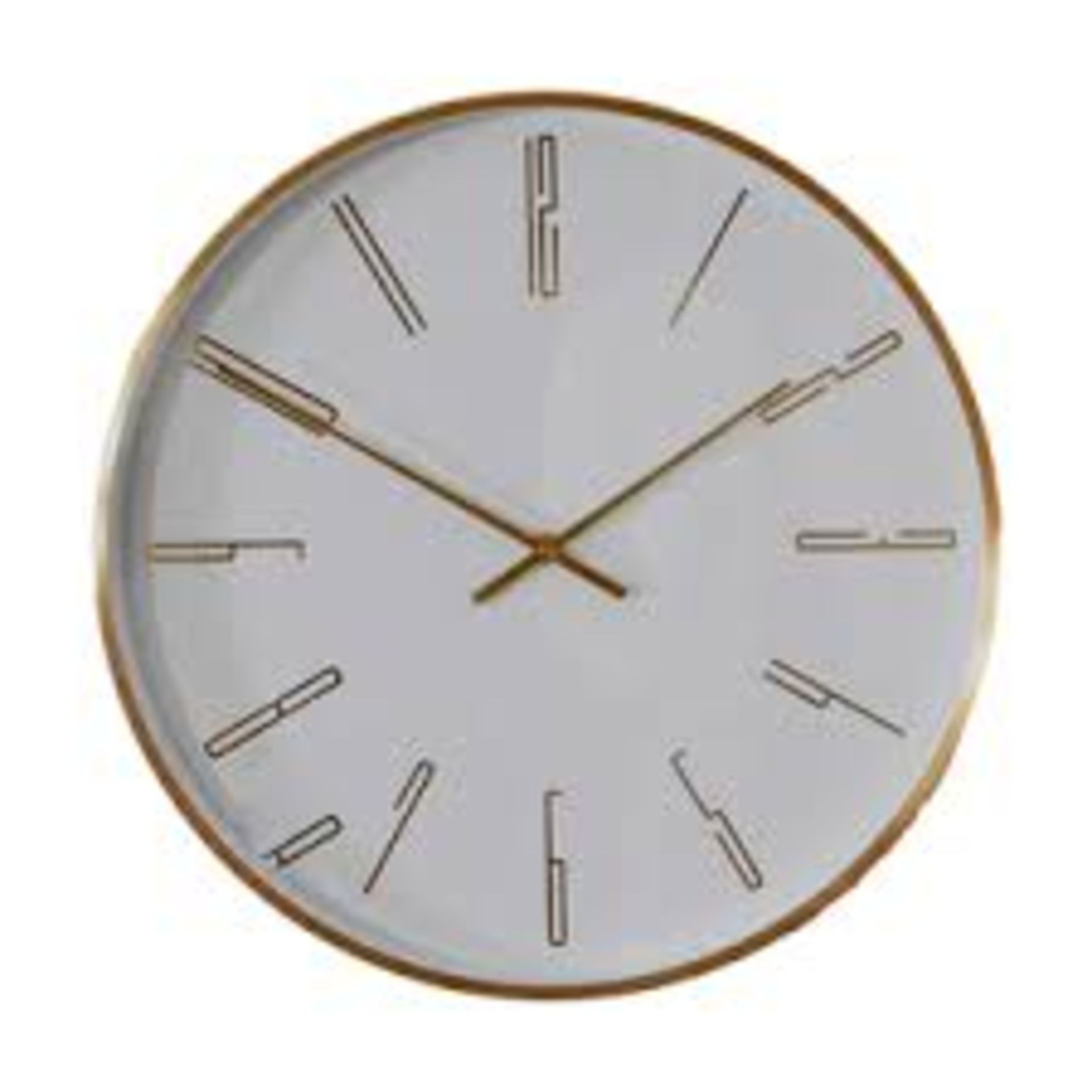 20 x Brand New Gold 16" Modern Analogue Clock rrp £70 each